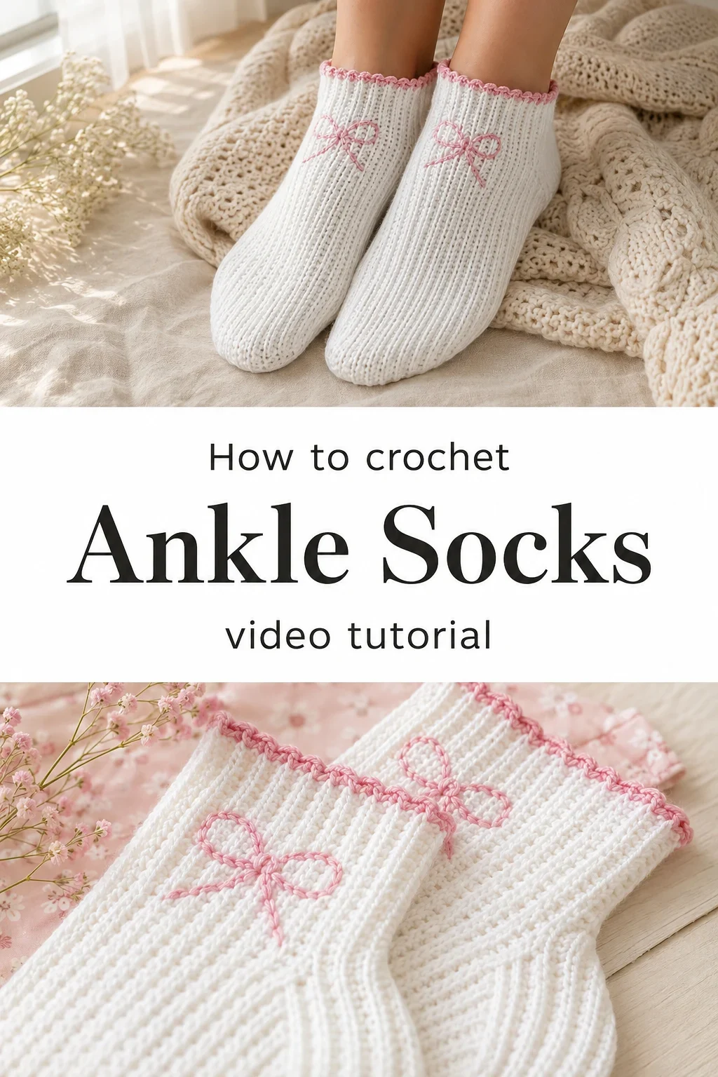 Crochet Ankle Socks: A Soft and Charming Everyday Wear