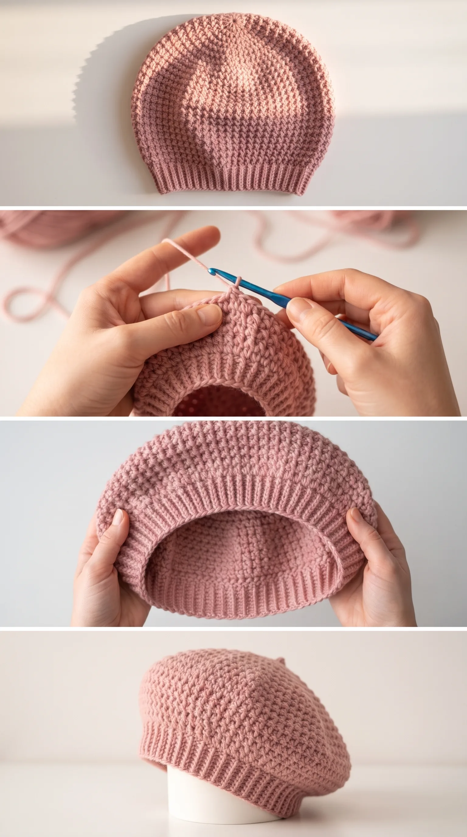 Crochet Autumn Beret: A Timeless Seasonal Accessory pattern