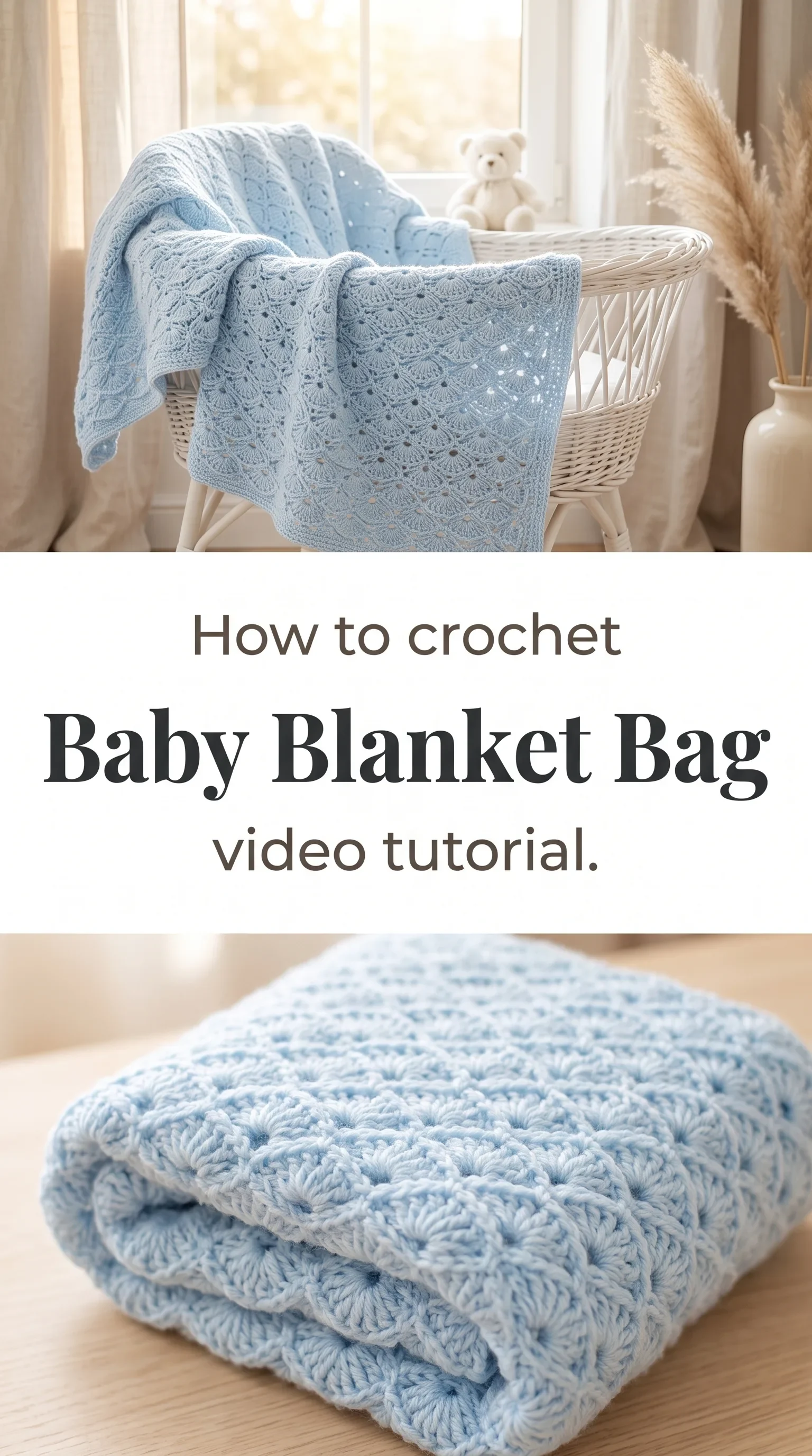 Crochet Baby Blanket Bag: A Charming Keepsake Creation