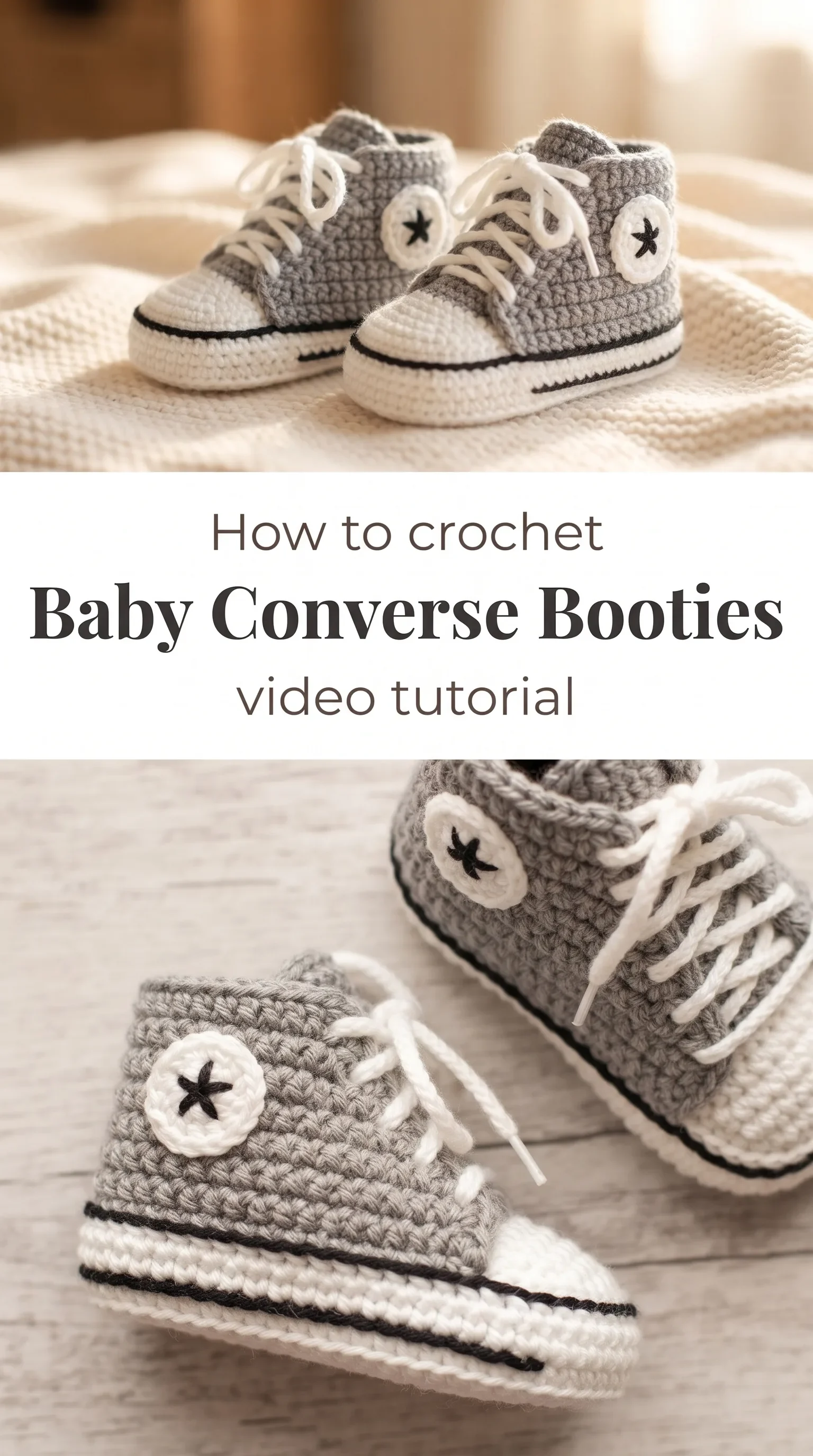 Crochet Baby Converse: A Timeless Classic for Little Ones