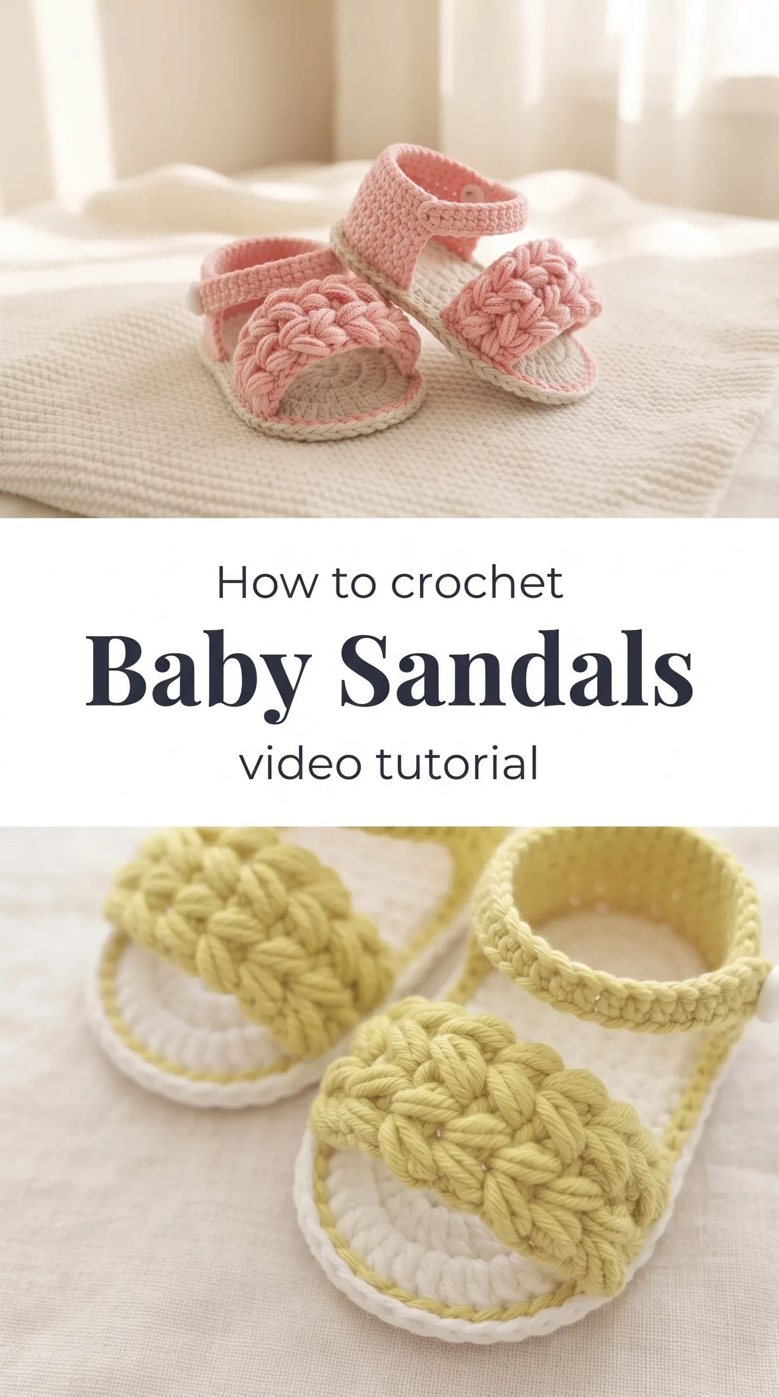 Crochet Baby Sandals: A Fresh and Adorable Design