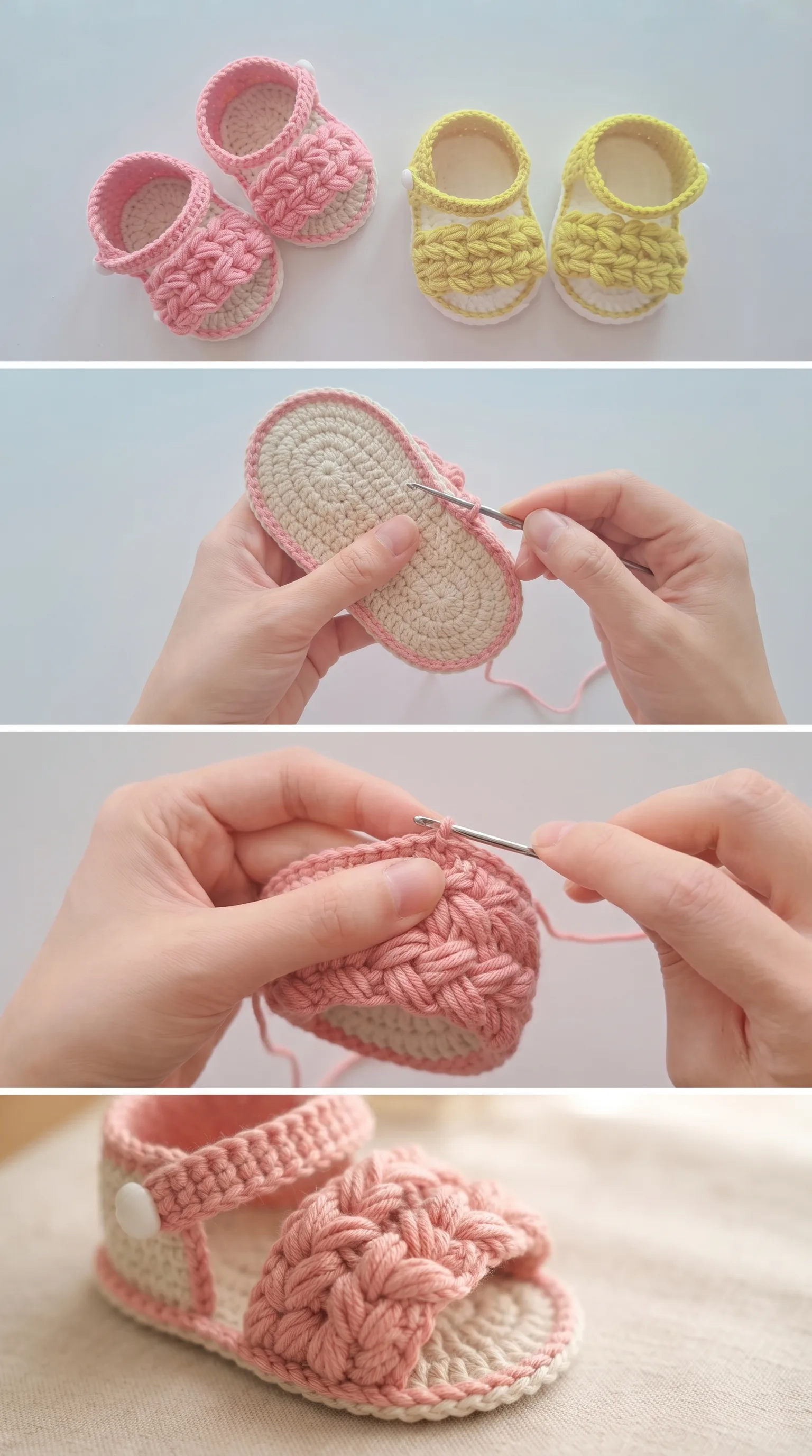 Crochet Baby Sandals: A Fresh and Adorable Design pattern
