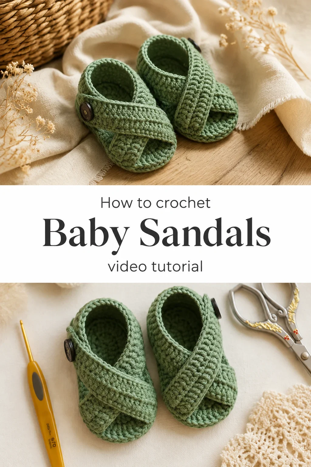 Crochet Baby Sandals: A Sweet and Charming Staple