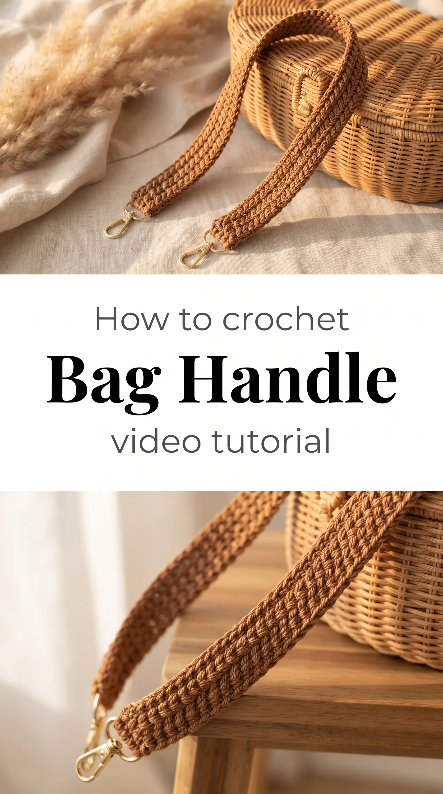 Crochet Bag Handle: A Strong and Stylish Essential
