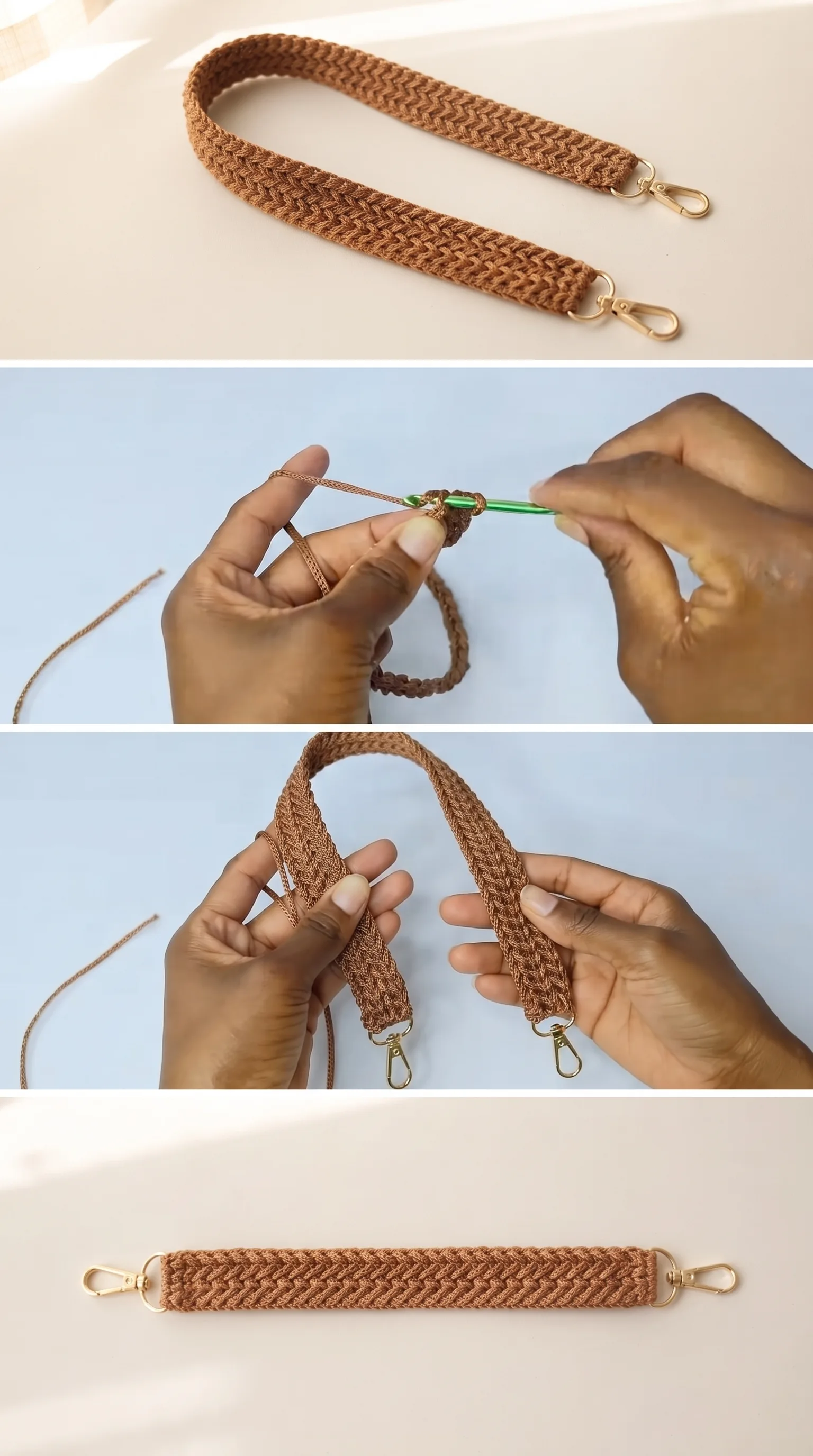Crochet Bag Handle: A Strong and Stylish Essential pattern