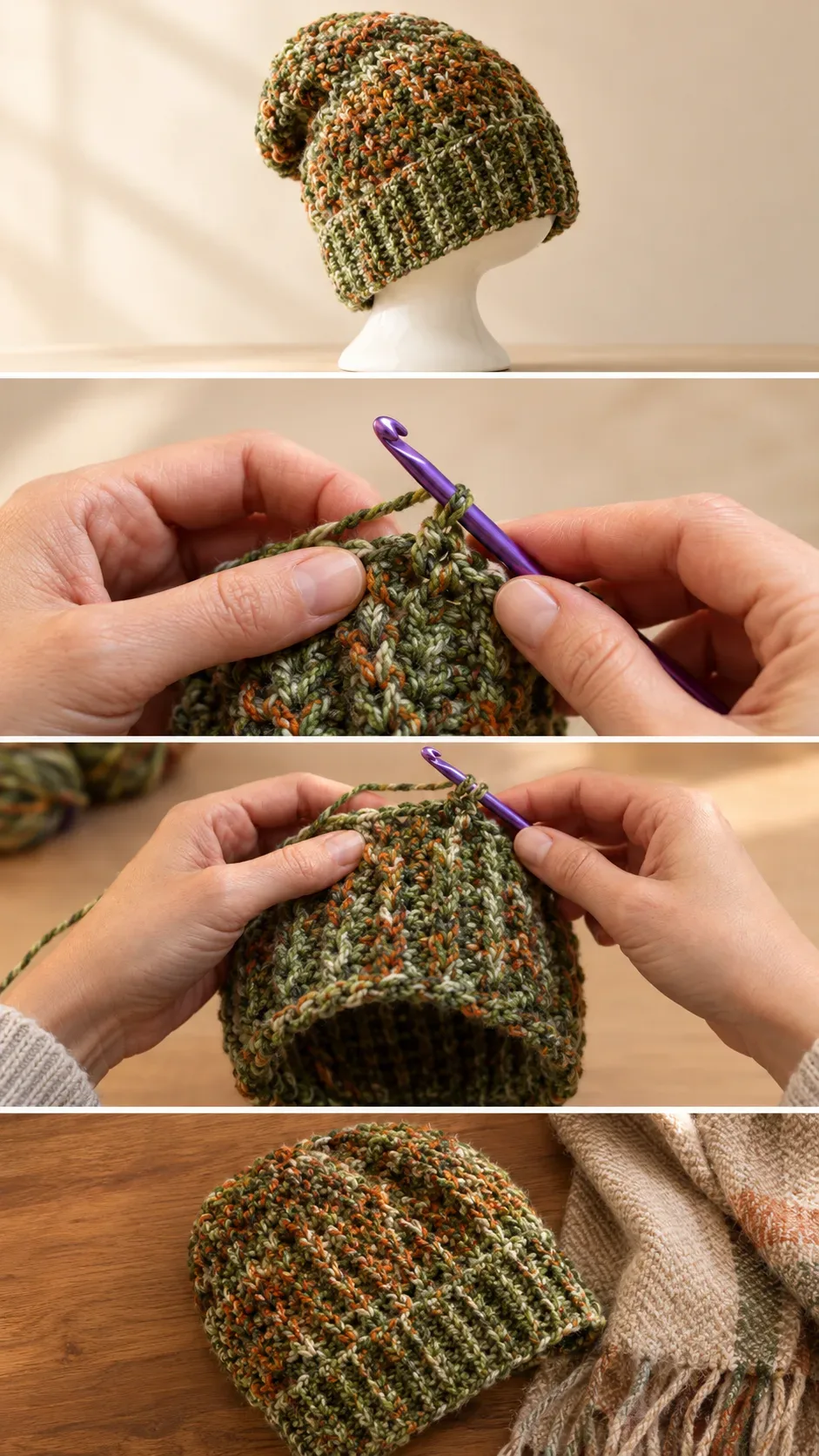 Crochet Beanie Hat: A Warm and Timeless Classic pattern