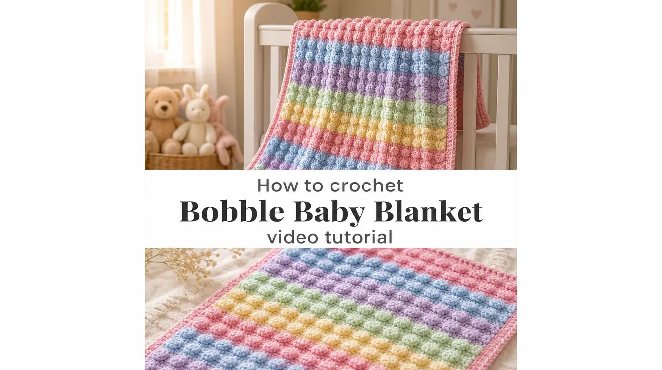Crochet Bobble Baby Blanket: A Sweet and Snuggly Treasure