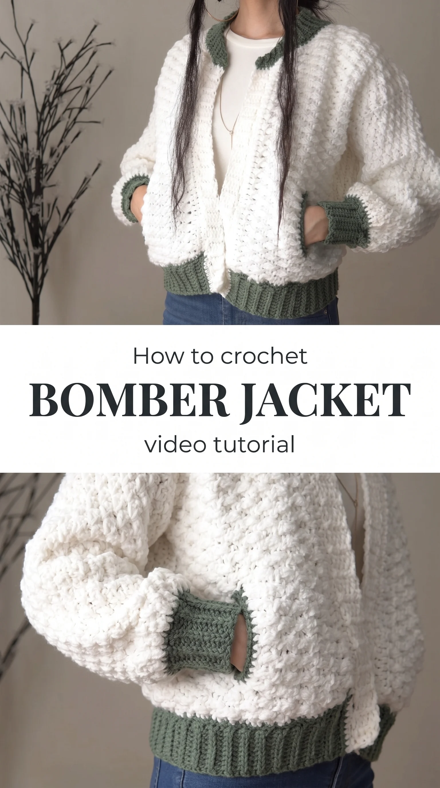 Crochet Bomber Jacket: A Modern Wardrobe Essential
