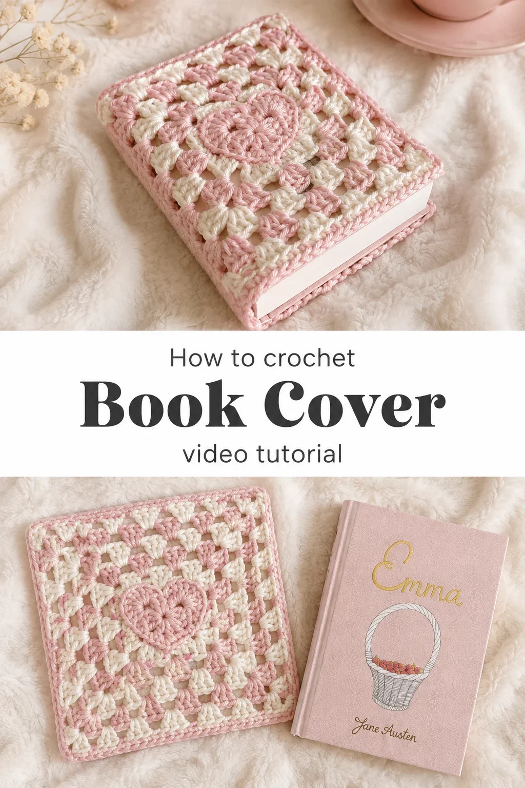 Crochet Book Cover: A Charming and Whimsical Keepsake