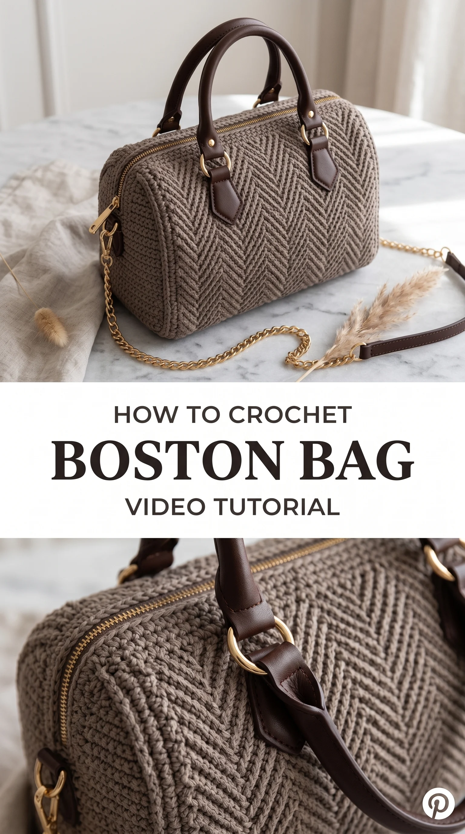 Crochet Boston Bag: A Chic Designer Essential