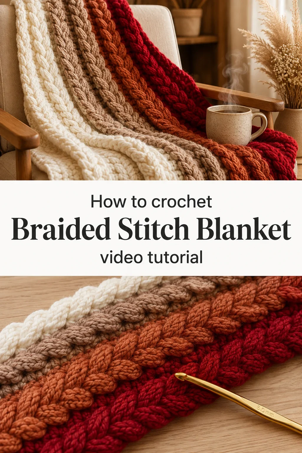 Crochet Braided Stitch Blanket: A Timeless Cozy Classic