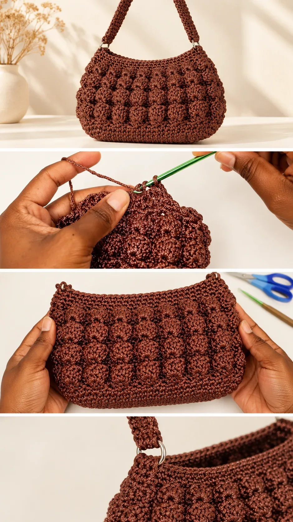 Crochet Bubble Bag: A Chic and Timeless Accessory pattern