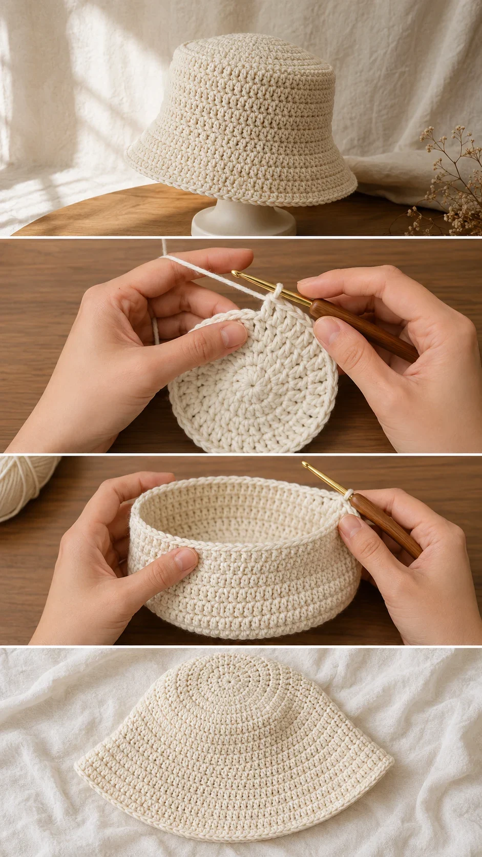 Crochet Bucket Hat: A Chic and Timeless Accessory pattern