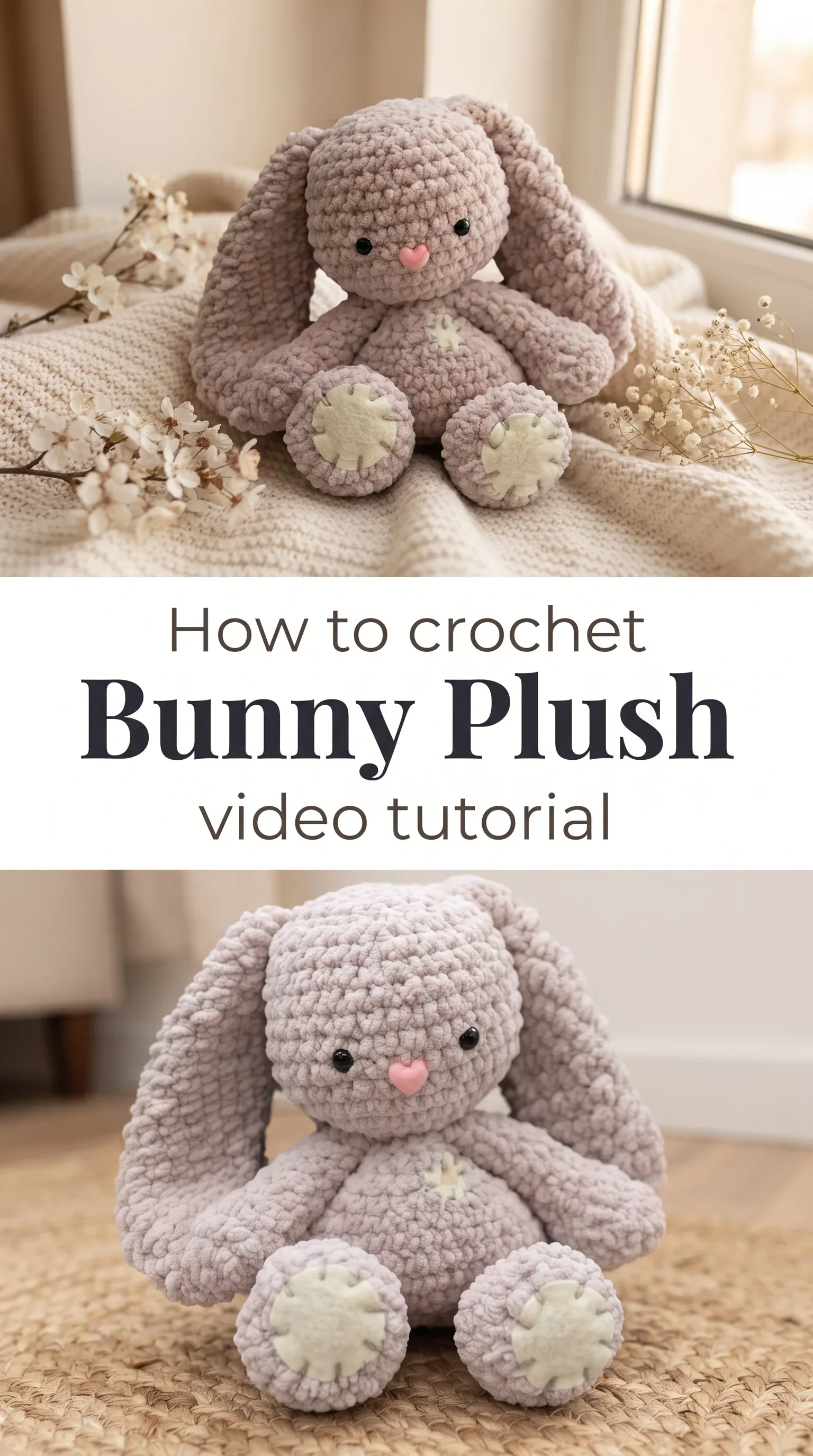 Crochet Bunny Plush: A Charming Handmade Companion
