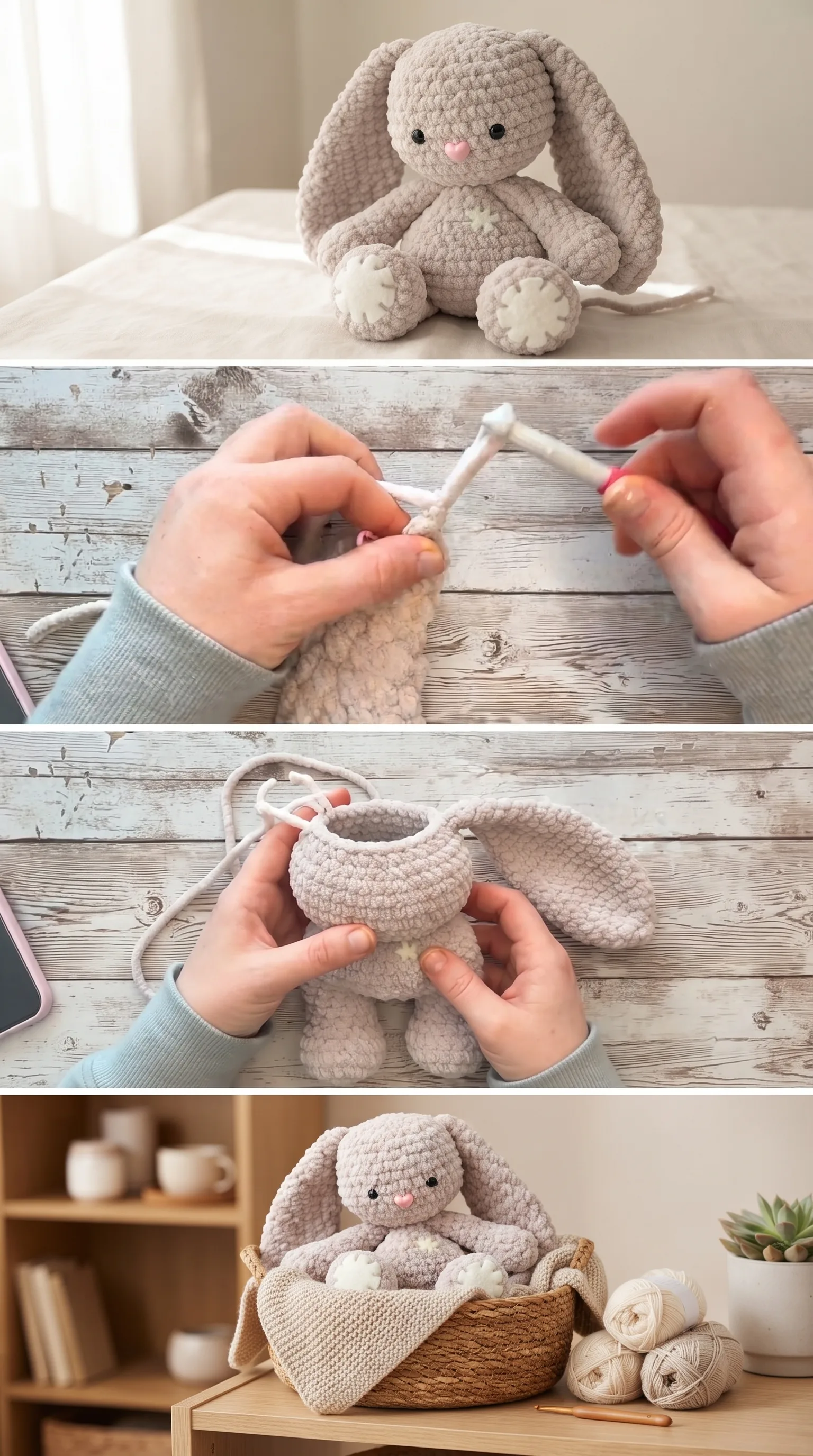 Crochet Bunny Plush: A Charming Handmade Companion pattern