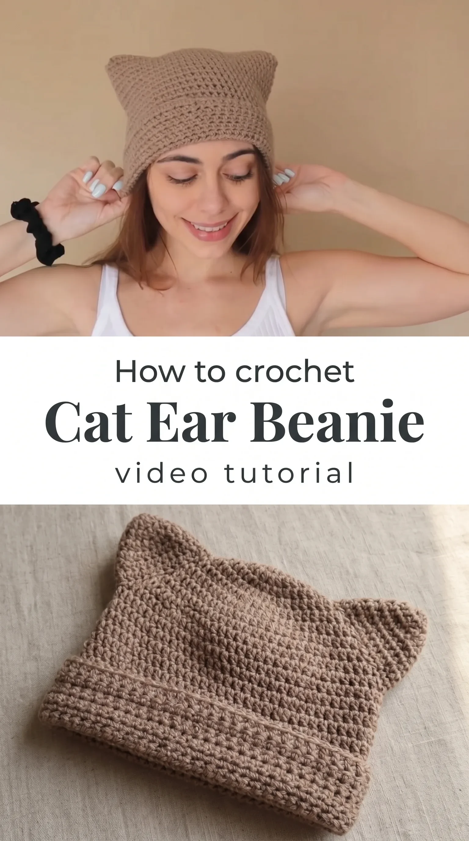 Crochet Cat Ear Beanie: A Playful Winter Essential