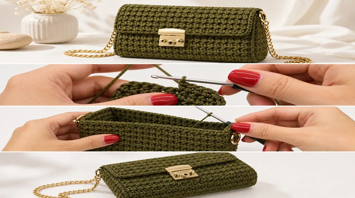 Crochet Chain Strap Bag: A Chic and Timeless Accessory pattern