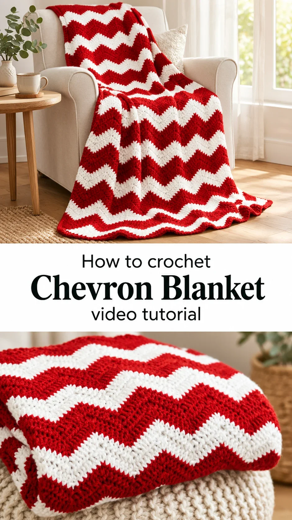 Crochet Chevron Blanket: A Bold and Timeless Classic