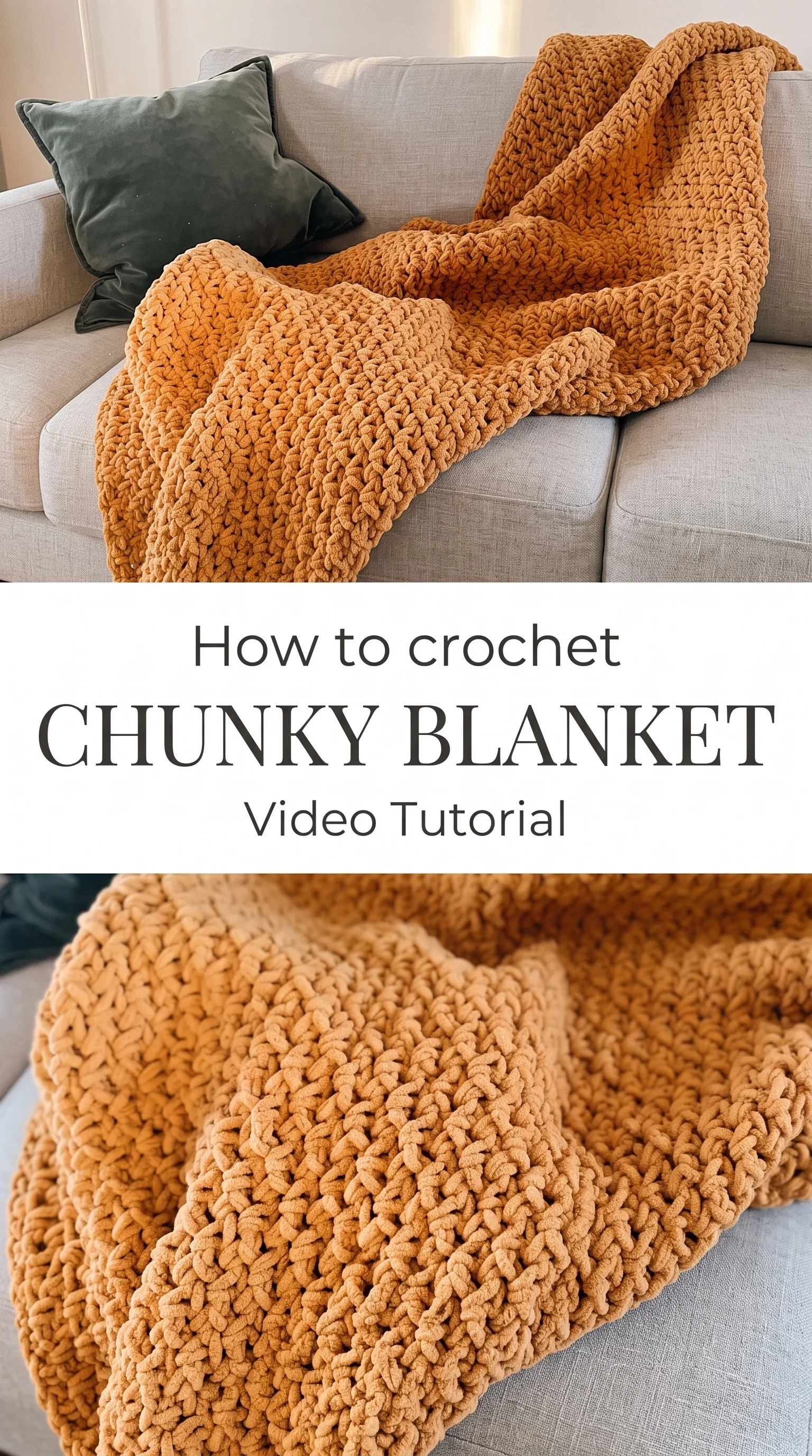 Crochet Chunky Blanket: A Fast and Cozy Must-Have