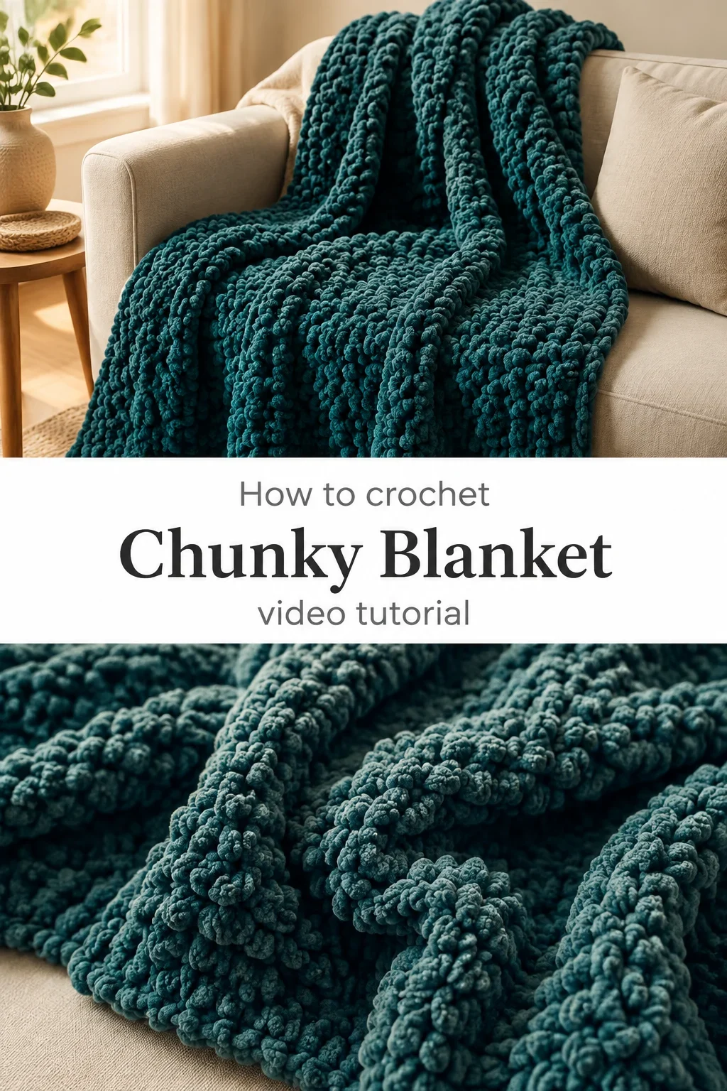 Crochet Chunky Blanket: A Warm and Cozy Classic