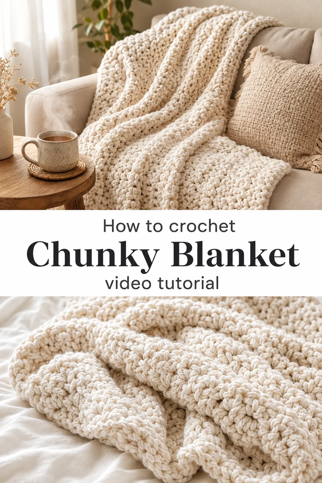 Crochet Chunky Blanket: A Warm and Timeless Comfort
