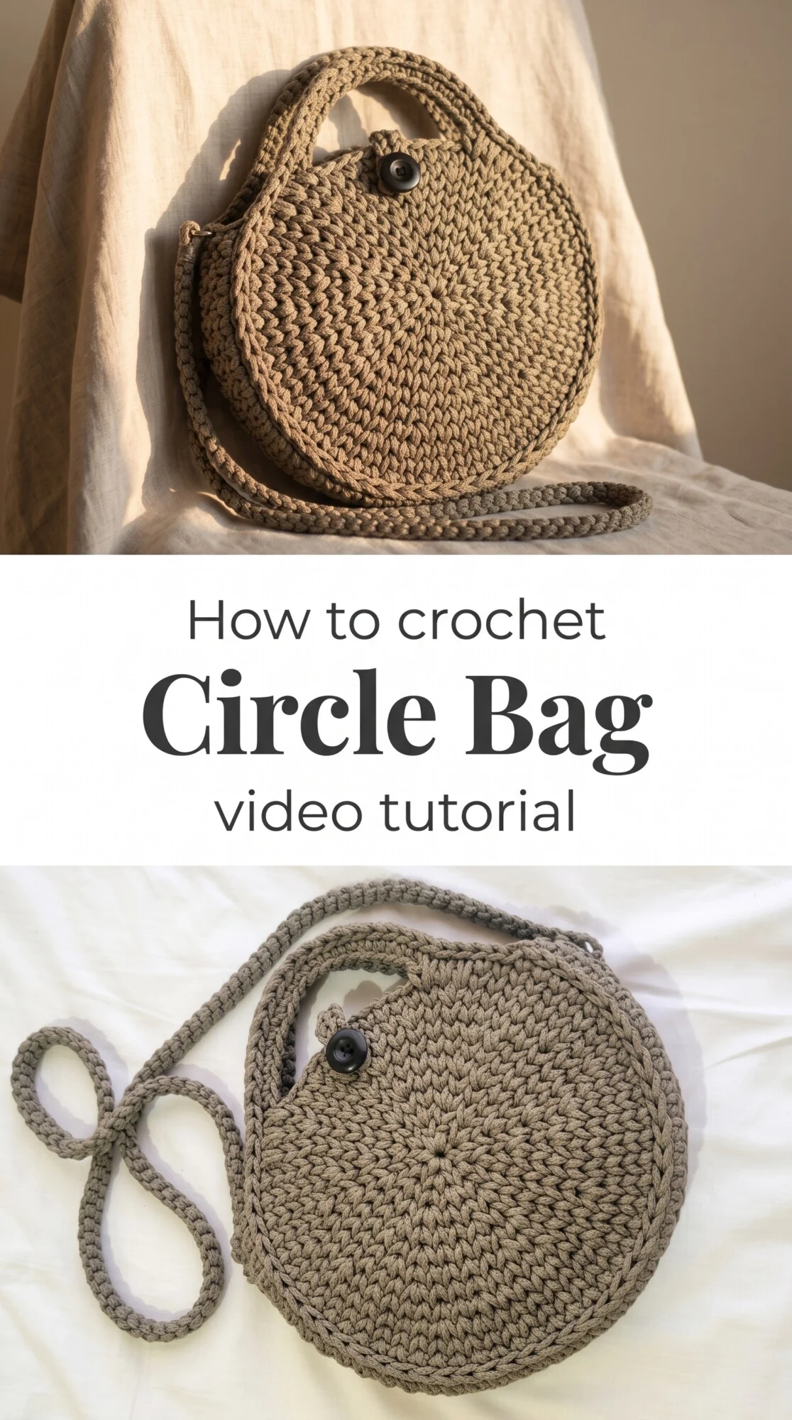 Crochet Circle Bag: A Chic Everyday Companion