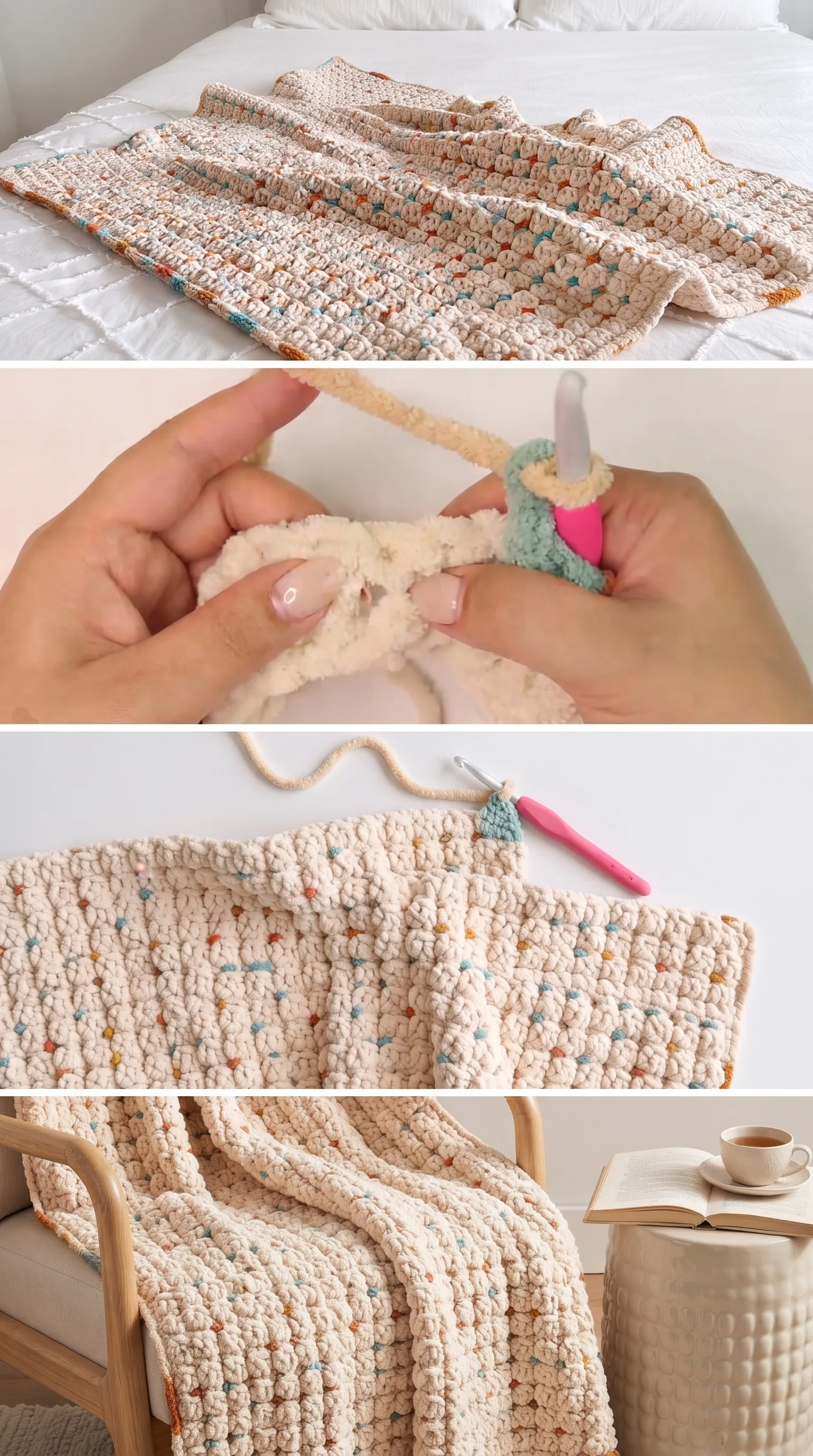 Crochet Cloud Blanket: A Soft and Dreamy Essential pattern