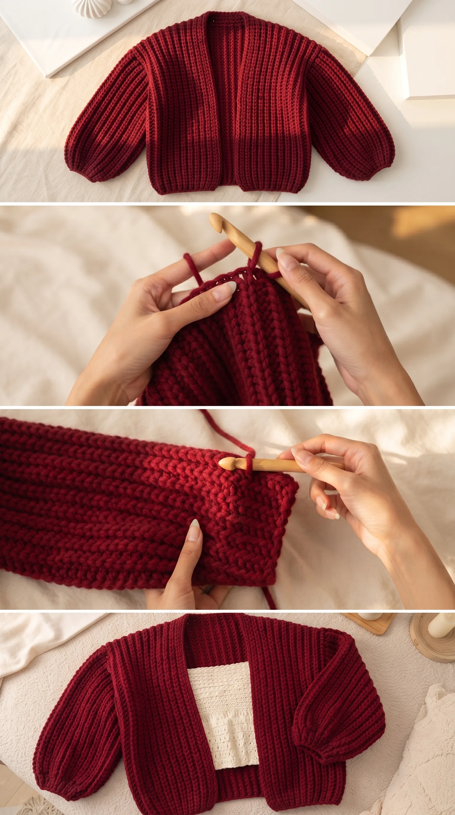 Crochet Cozy Cardigan Set: A Versatile Wardrobe Essential pattern