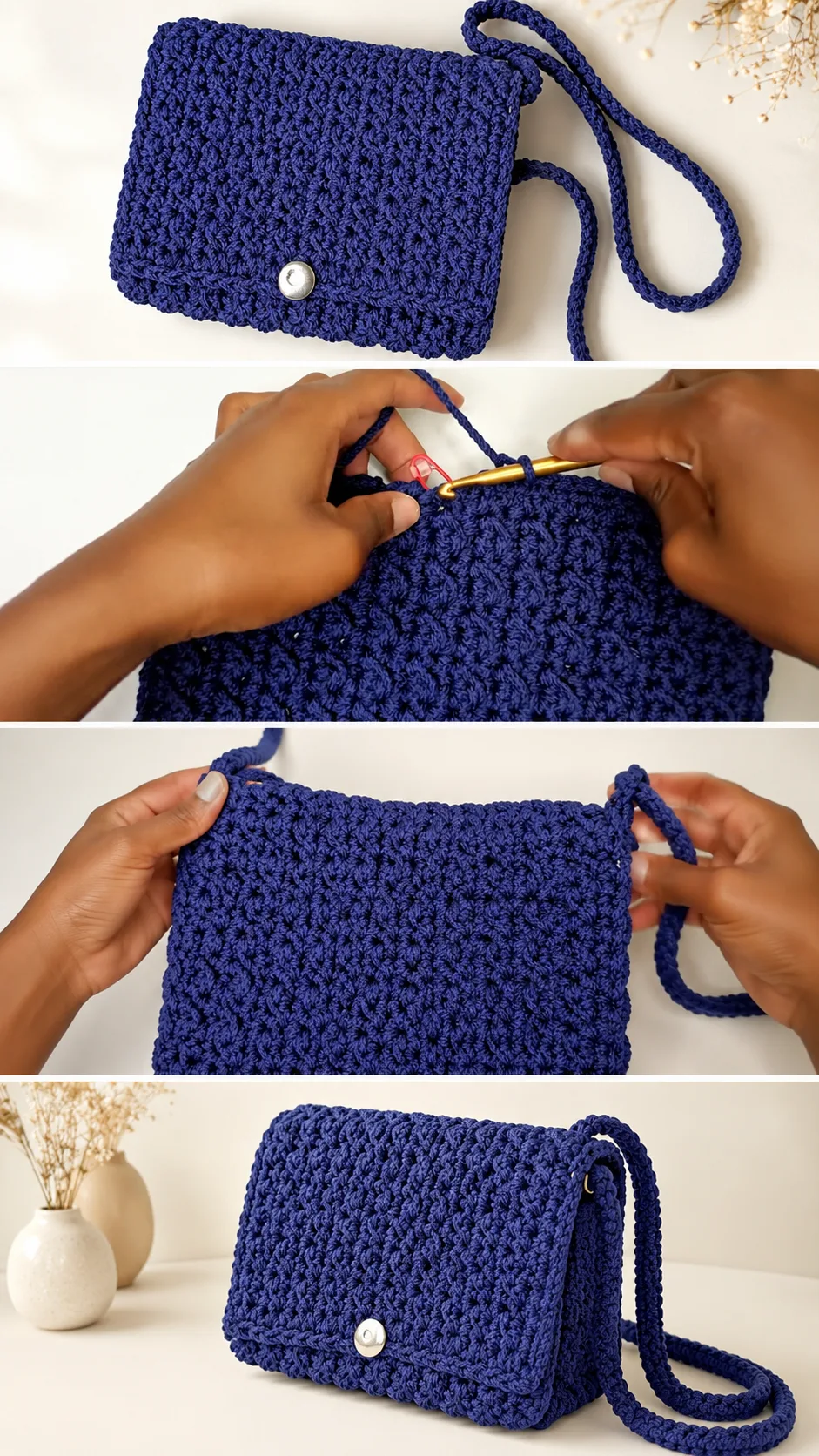 Crochet Crossbody Bag: A Chic and Timeless Accessory pattern