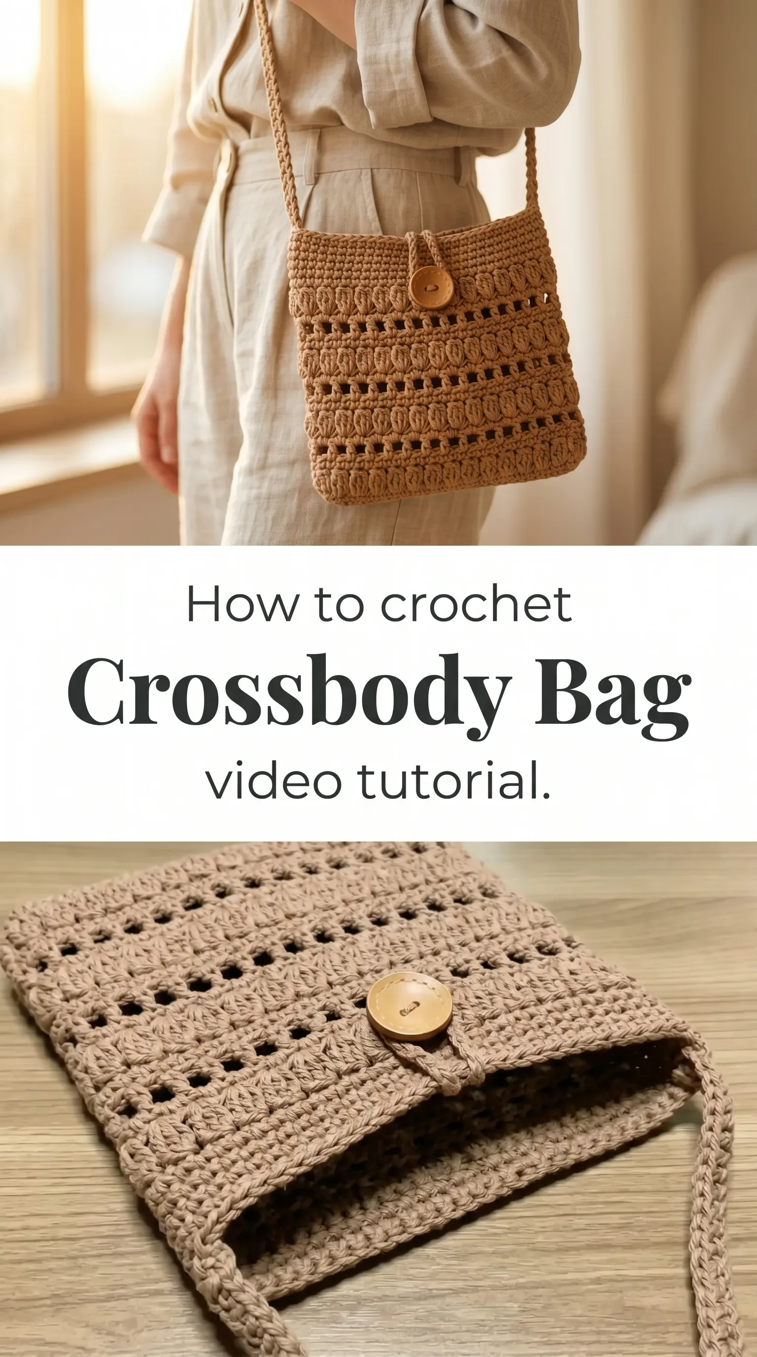 Crochet Crossbody Bag: A Chic Everyday Companion