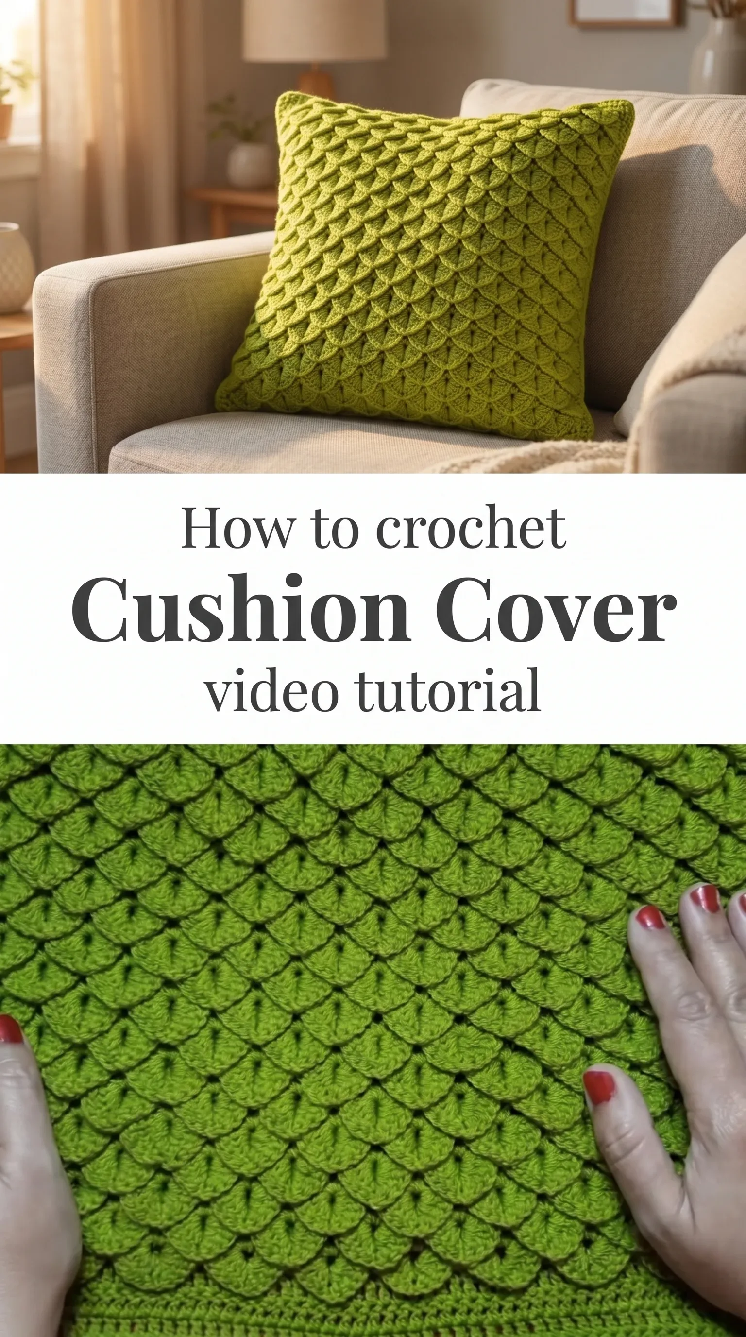 Crochet Cushion Cover: A Timeless Home Accent