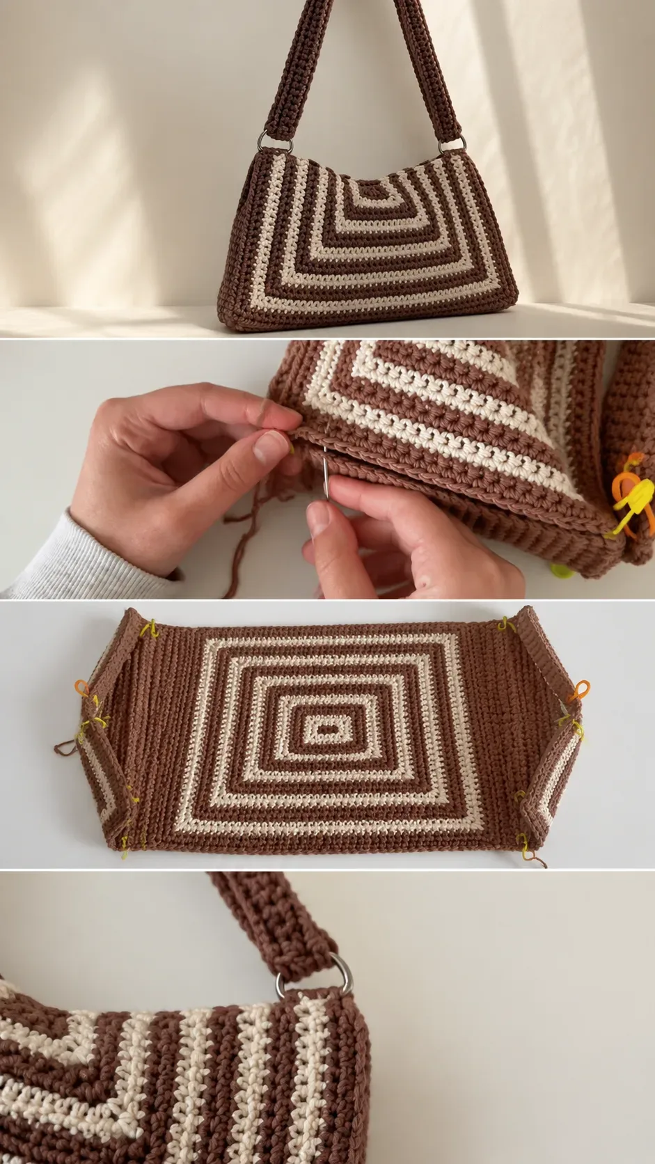 Crochet Daisy Shoulder Bag: A Chic Everyday Accessory pattern