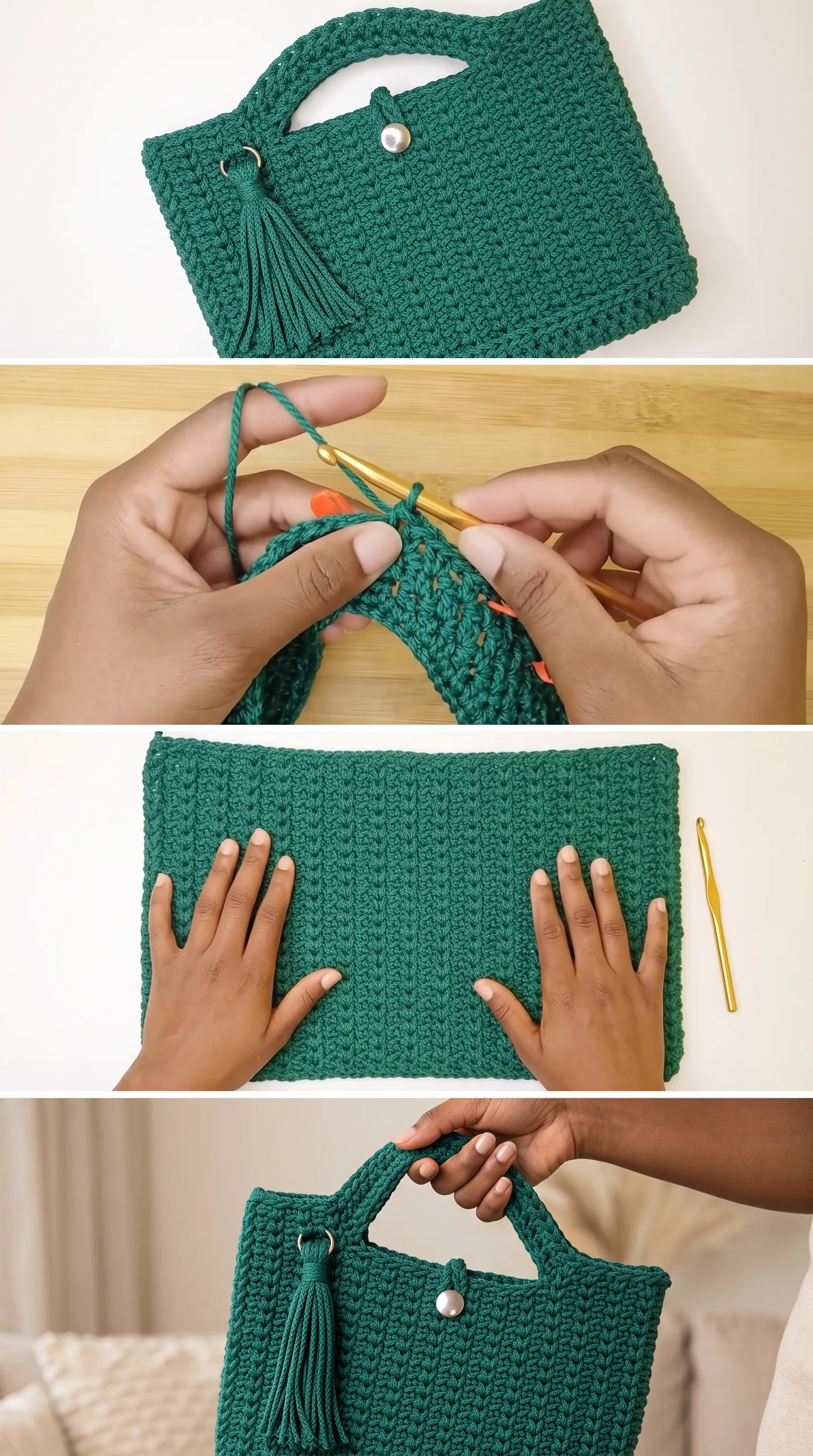 Crochet Designer Handbag: A Timeless Classic Accessory pattern
