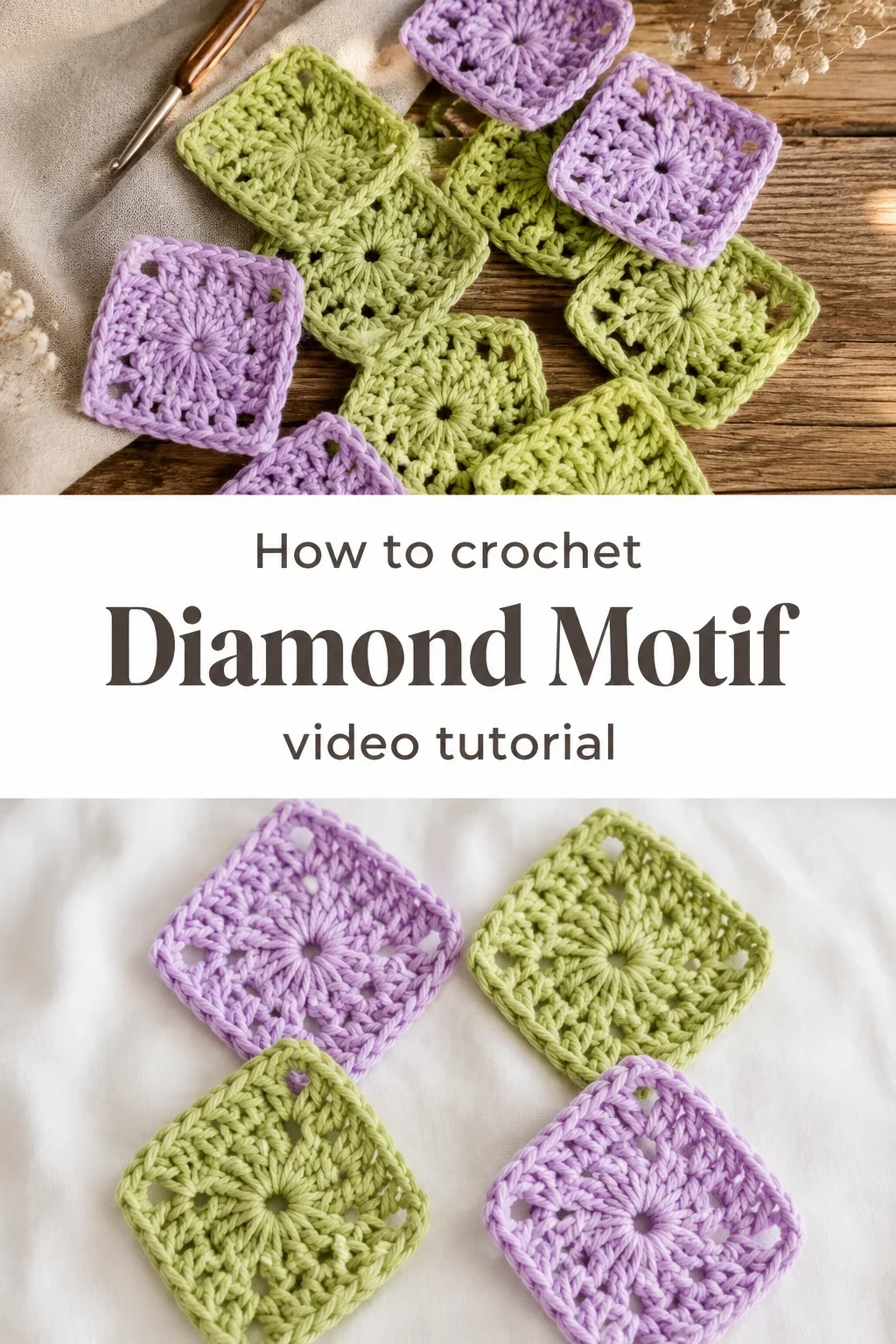 Crochet Diamond Motif: A Vibrant and Timeless Classic