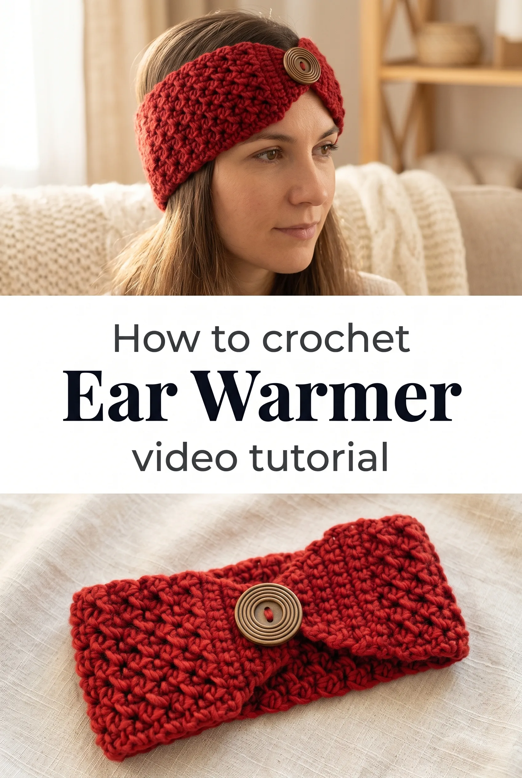 Crochet Ear Warmer: A Charming Winter Accessory