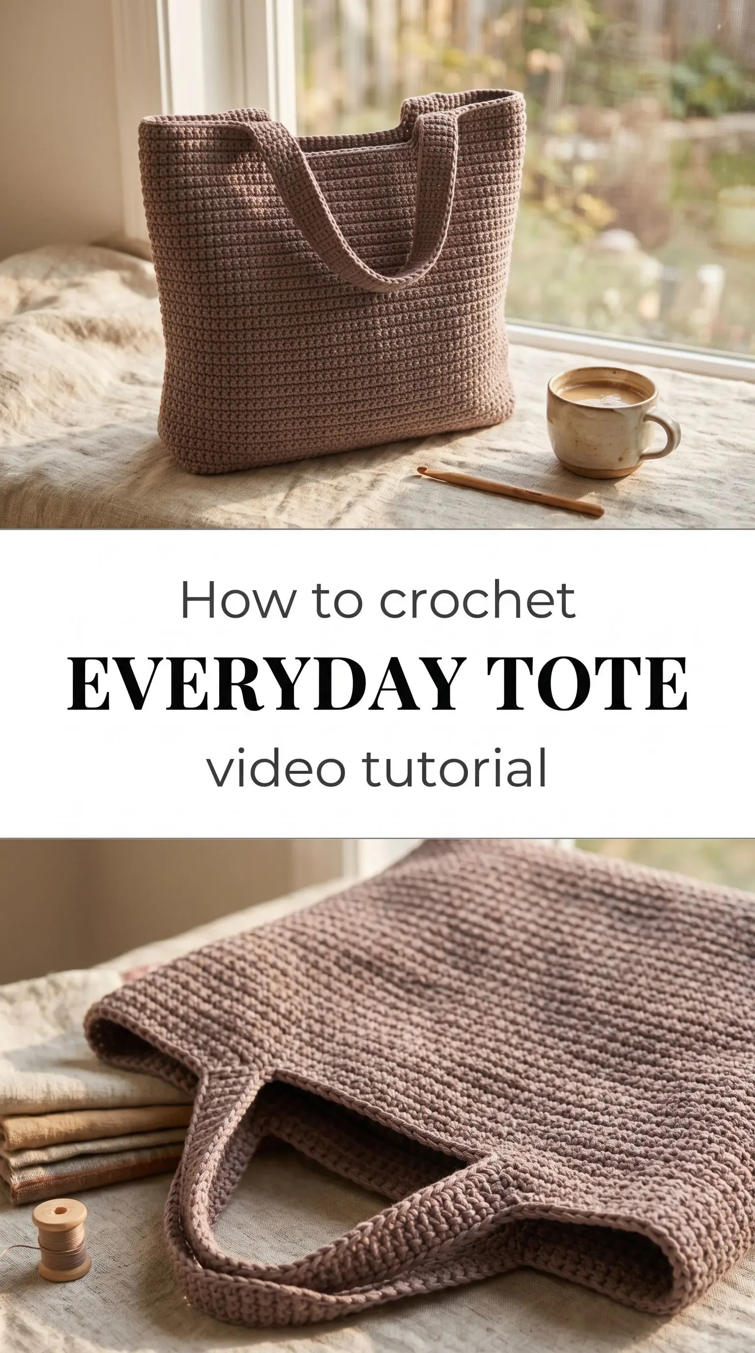 Crochet Everyday Tote: A Timeless Handmade Essential