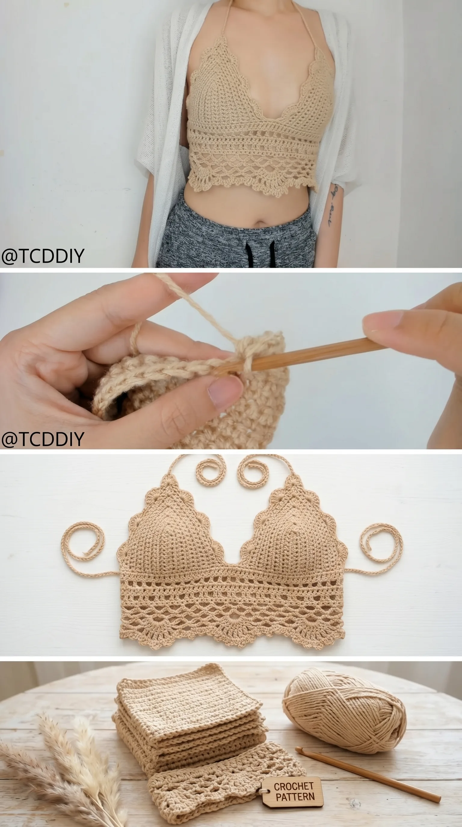 Crochet Festival Halter Top: A Bohemian Summer Essential pattern