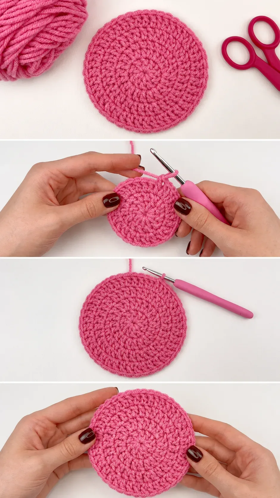 Crochet Flat Circle: A Simple Timeless Classic pattern