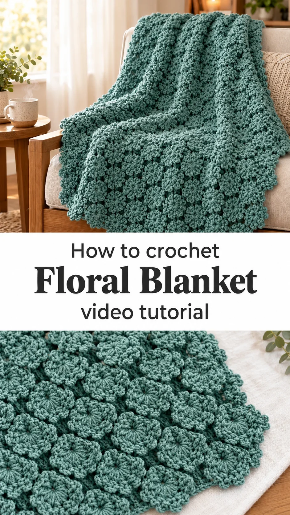 Crochet Floral Blanket: A Timeless and Cozy Wrap