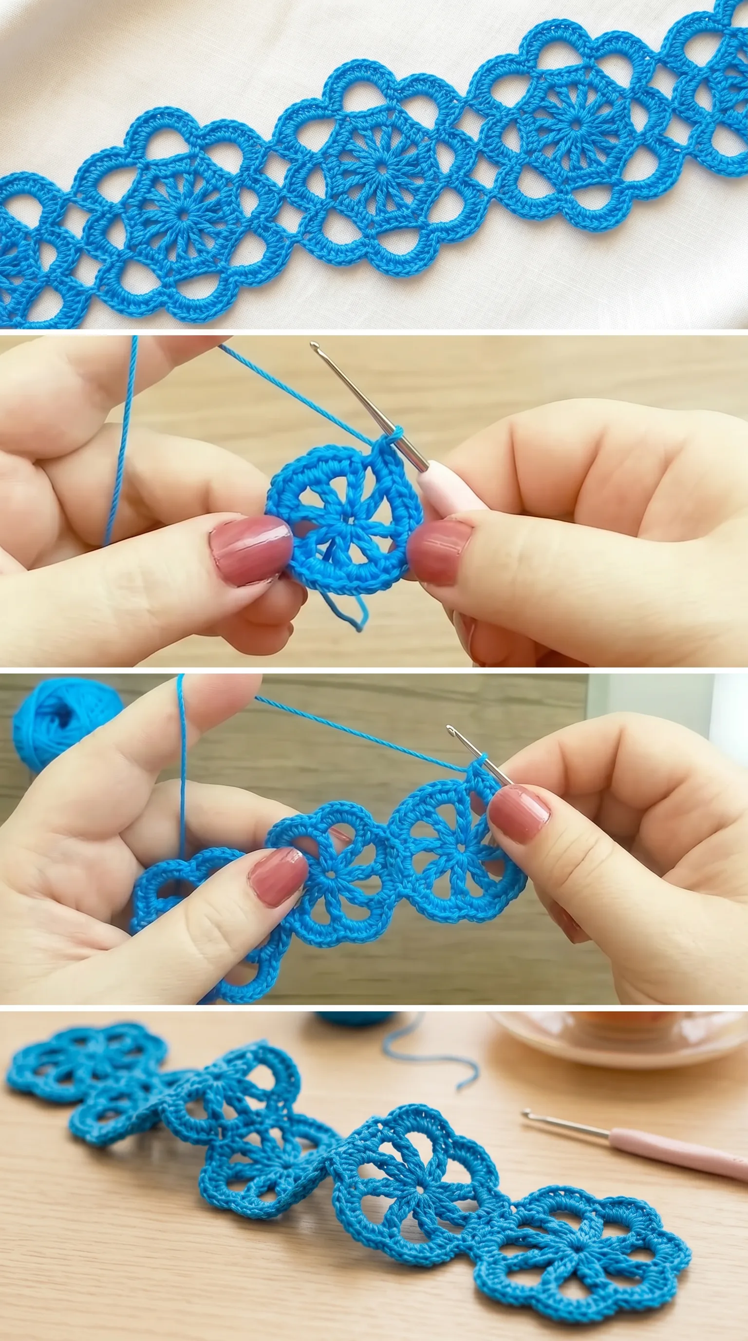 Crochet Floral Motif: A Delicate Lace Heirloom pattern