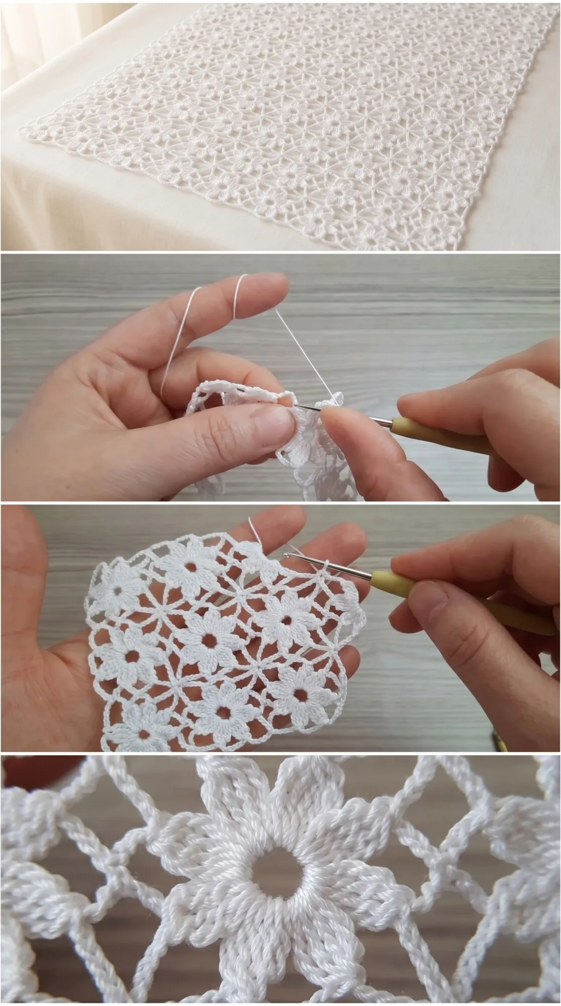 Crochet Flower Filet Shawl: A Gorgeous Lacy Statement Piece pattern