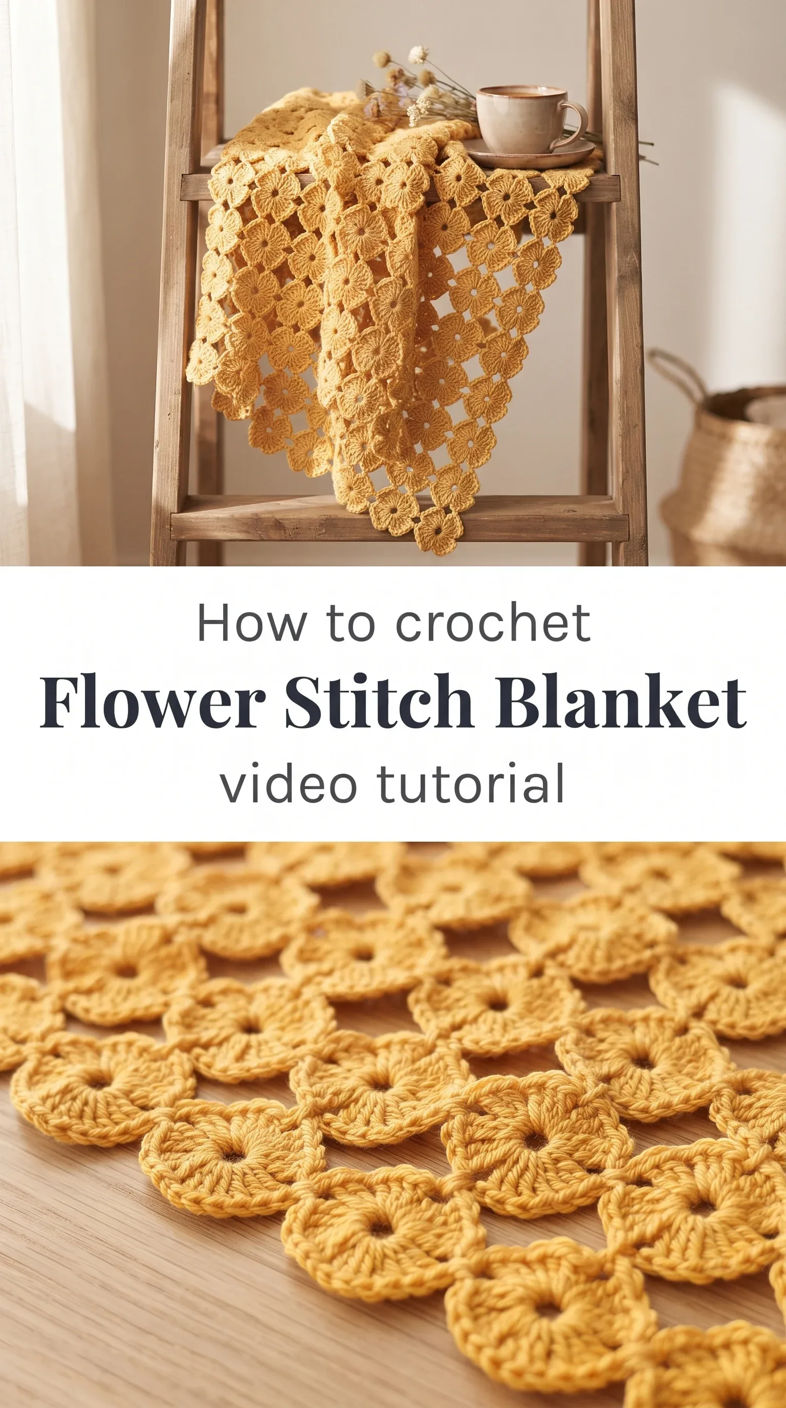 Crochet Flower Stitch Blanket: A Unique and Amazing Design