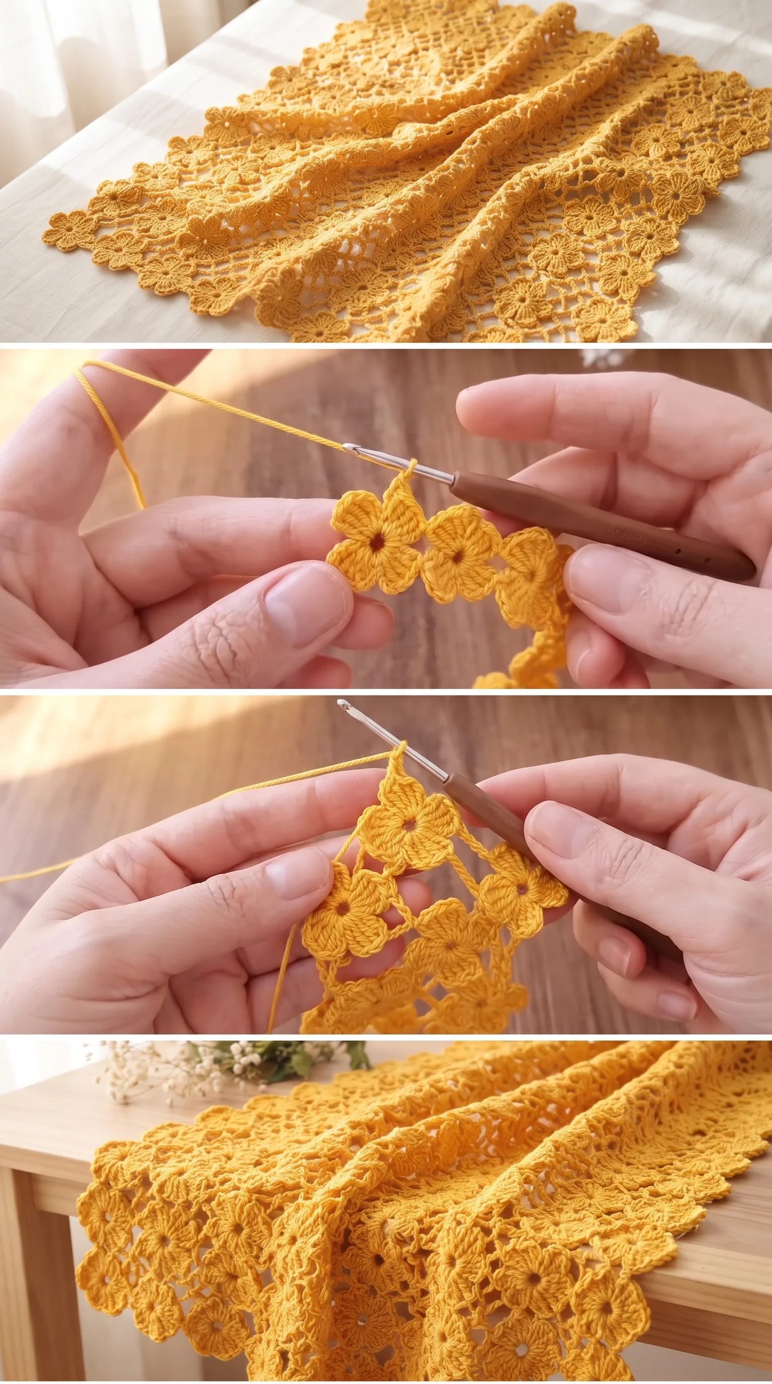 Crochet Flower Stitch Blanket: A Unique and Amazing Design pattern
