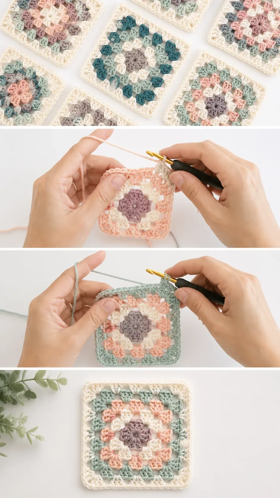 Crochet Granny Square: A Timeless Handmade Classic pattern