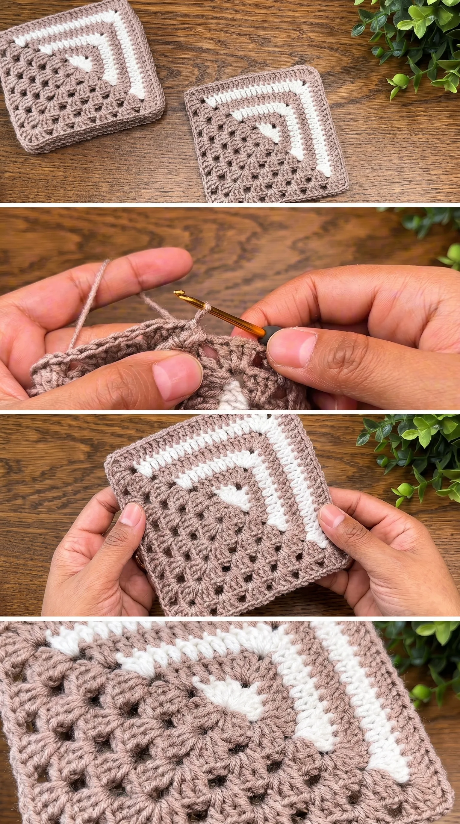 Crochet Granny Square Joining: A Seamless Connection Guide pattern