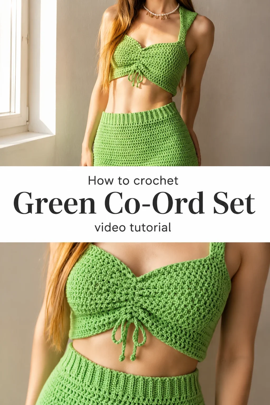 Crochet Green Co-Ord Set: A Chic Summer Statement