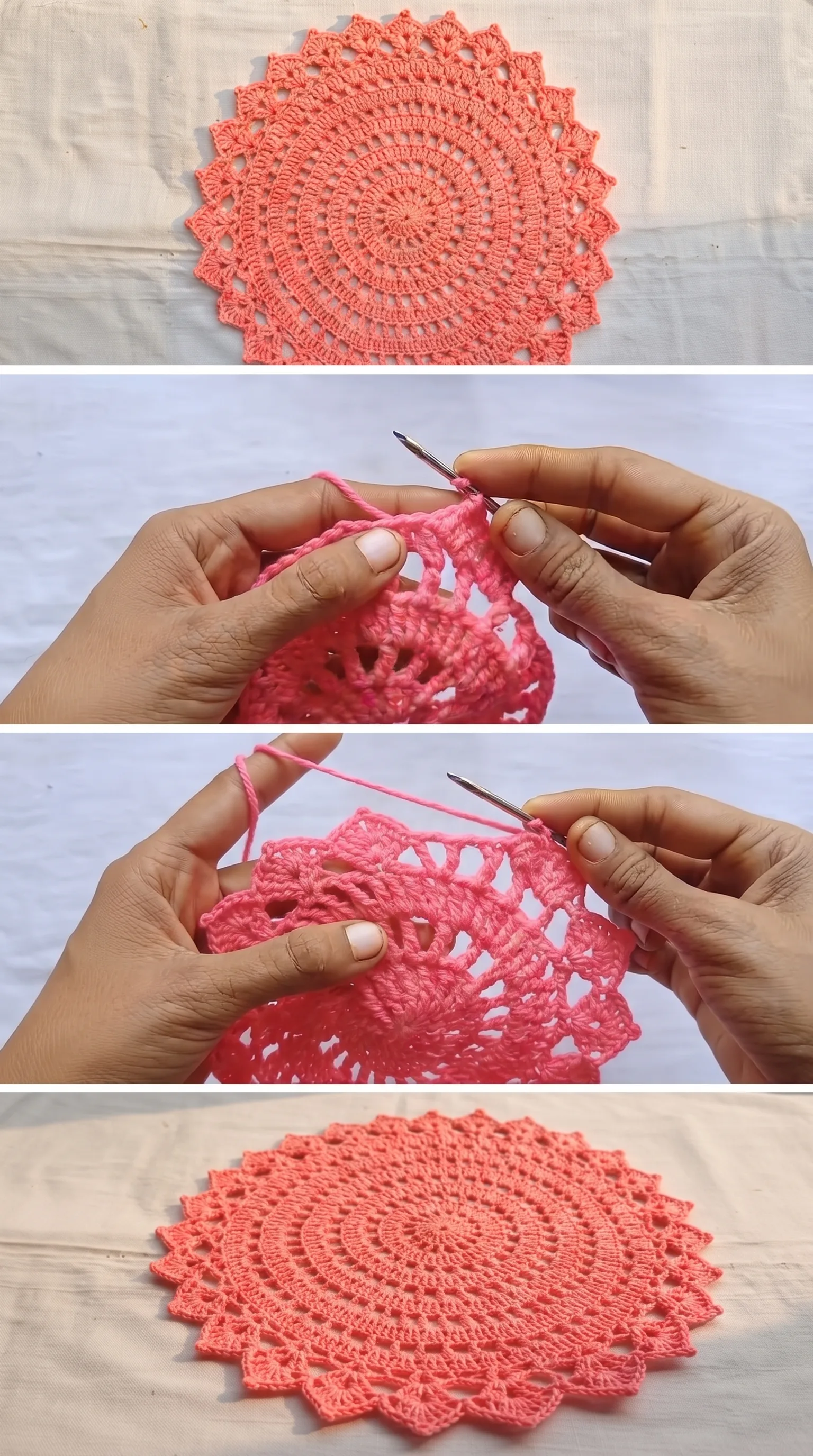 Crochet Handkerchief Cloth: A Traditional Decorative Treasure pattern
