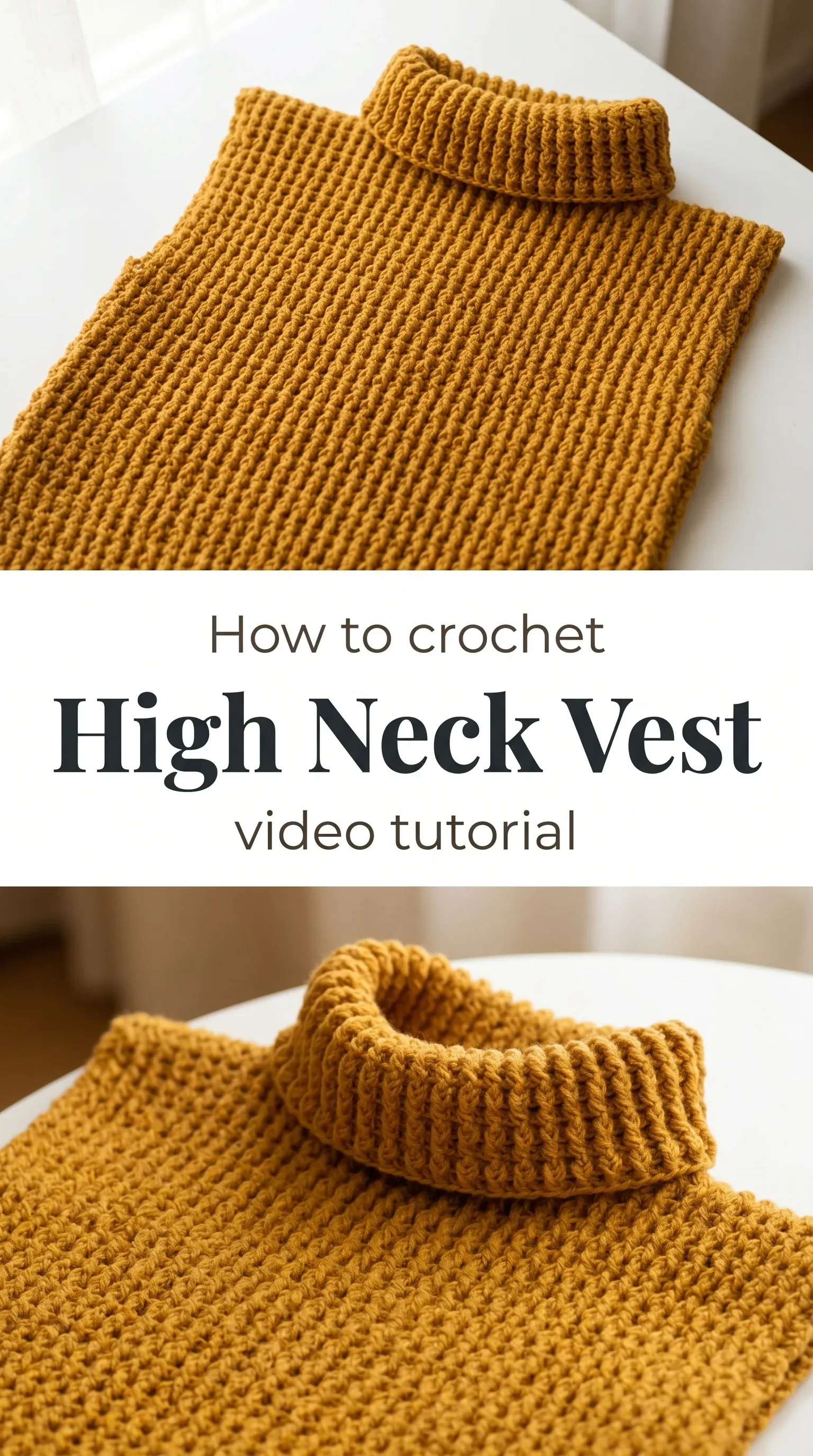Crochet High Neck Vest: A Timeless Wardrobe Essential