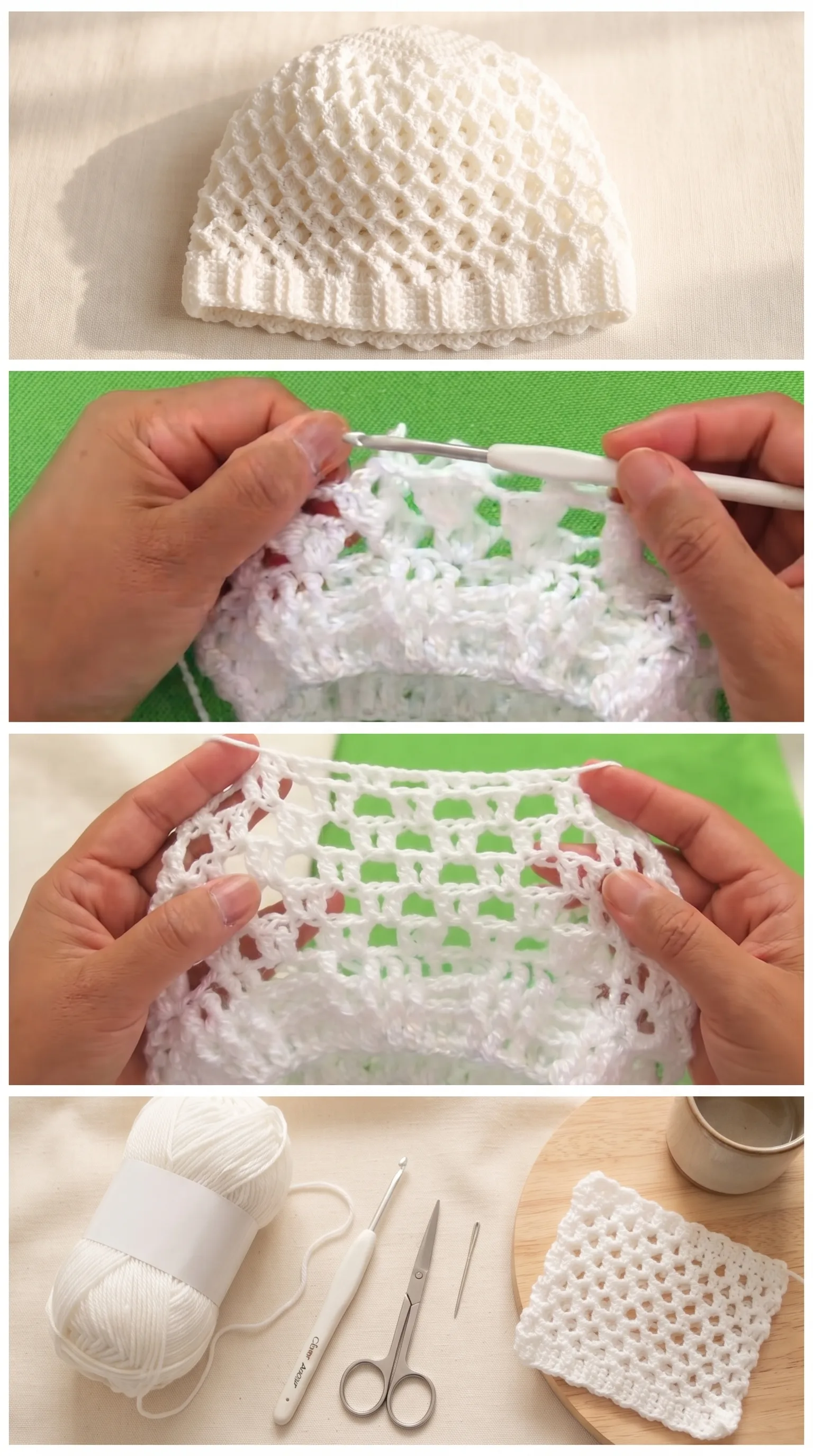 Crochet Honeycomb Beanie: A Textured and Stunning Accessory pattern