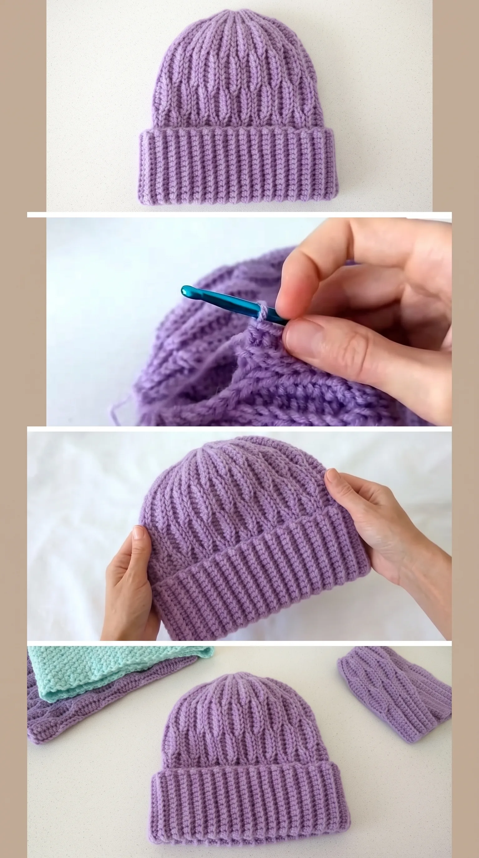 Crochet Honeycomb Beanie: A Textured Winter Essential pattern
